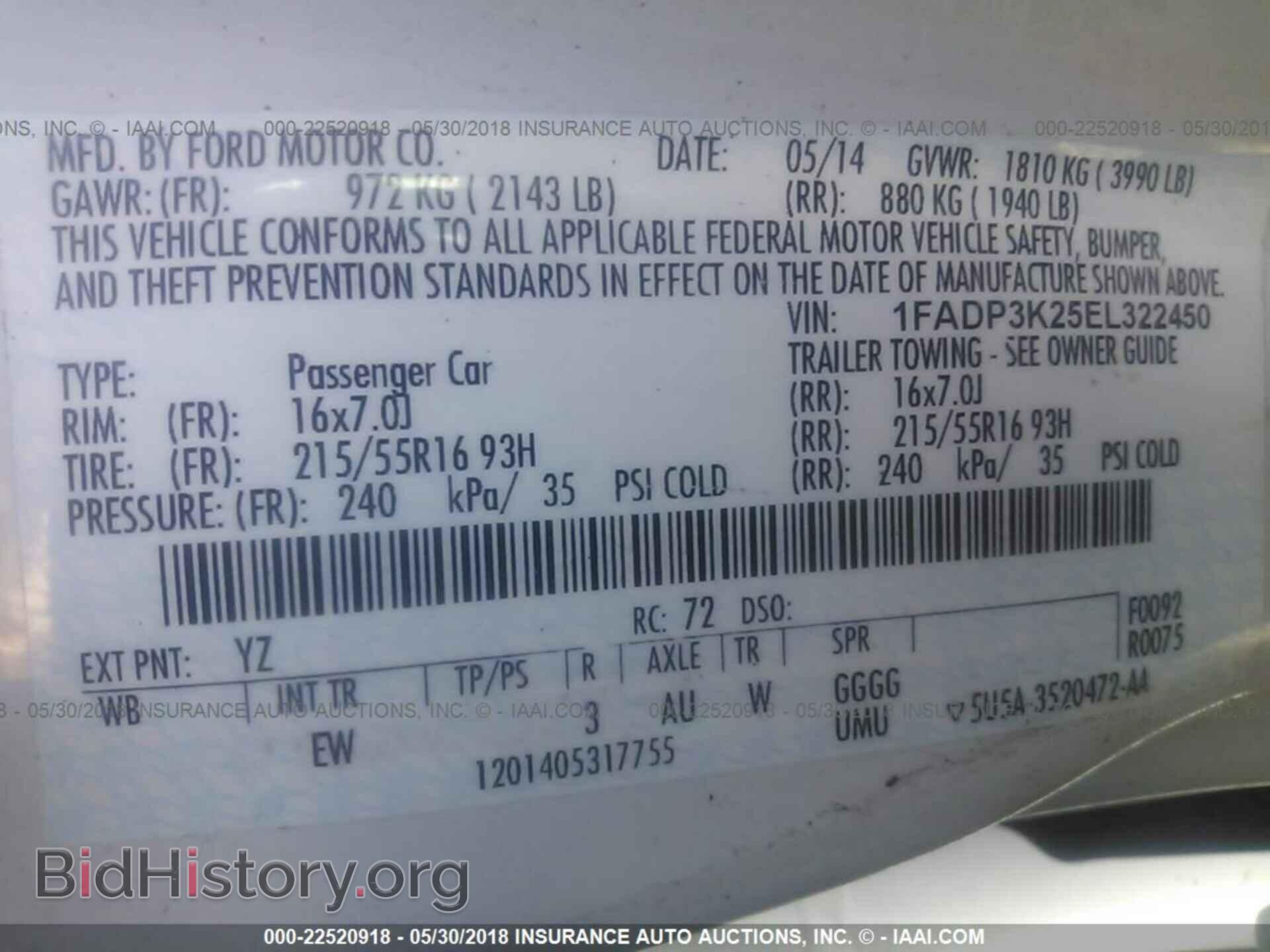 2014 Ford Focus - VIN: 1FADP3K25EL322450 - Photo 9
