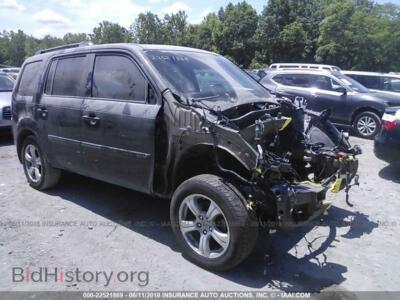 2014 Honda PILOT EXL, черный — VIN 5FNYF4H50EB028298, IAAI
