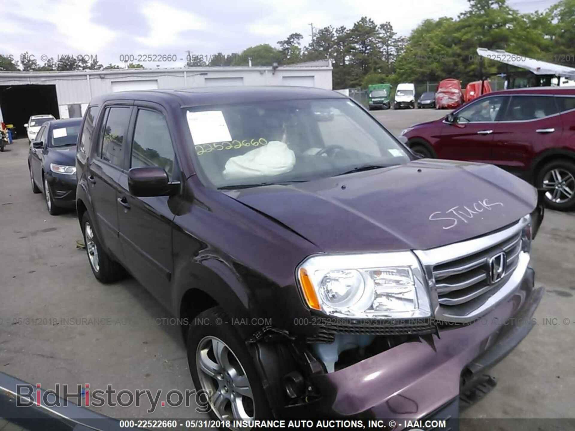 Фотография 5FNYF4H59DB085906 - Honda Pilot 2013