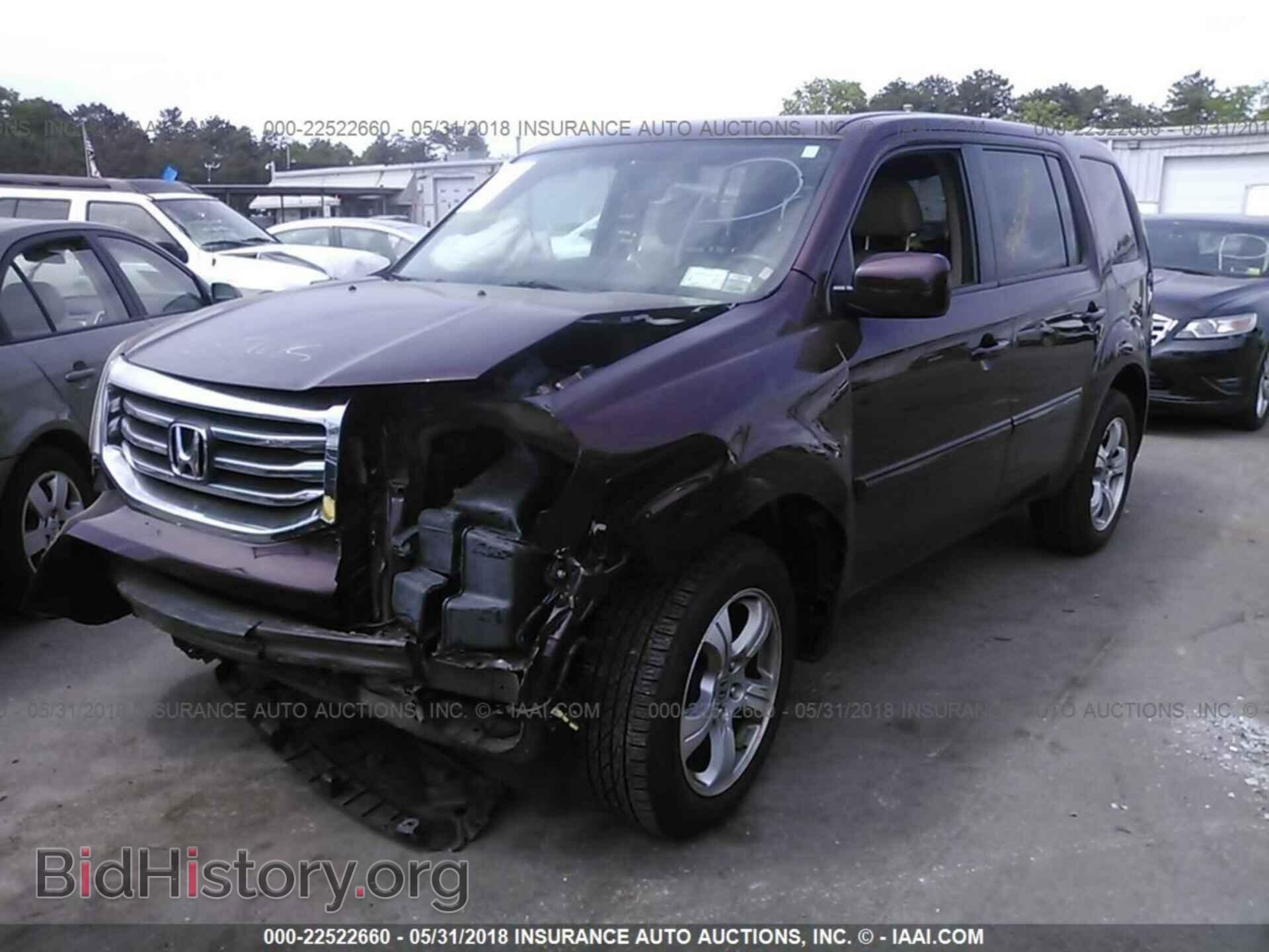 2013 Honda Pilot - VIN: 5FNYF4H59DB085906 - Фото 2