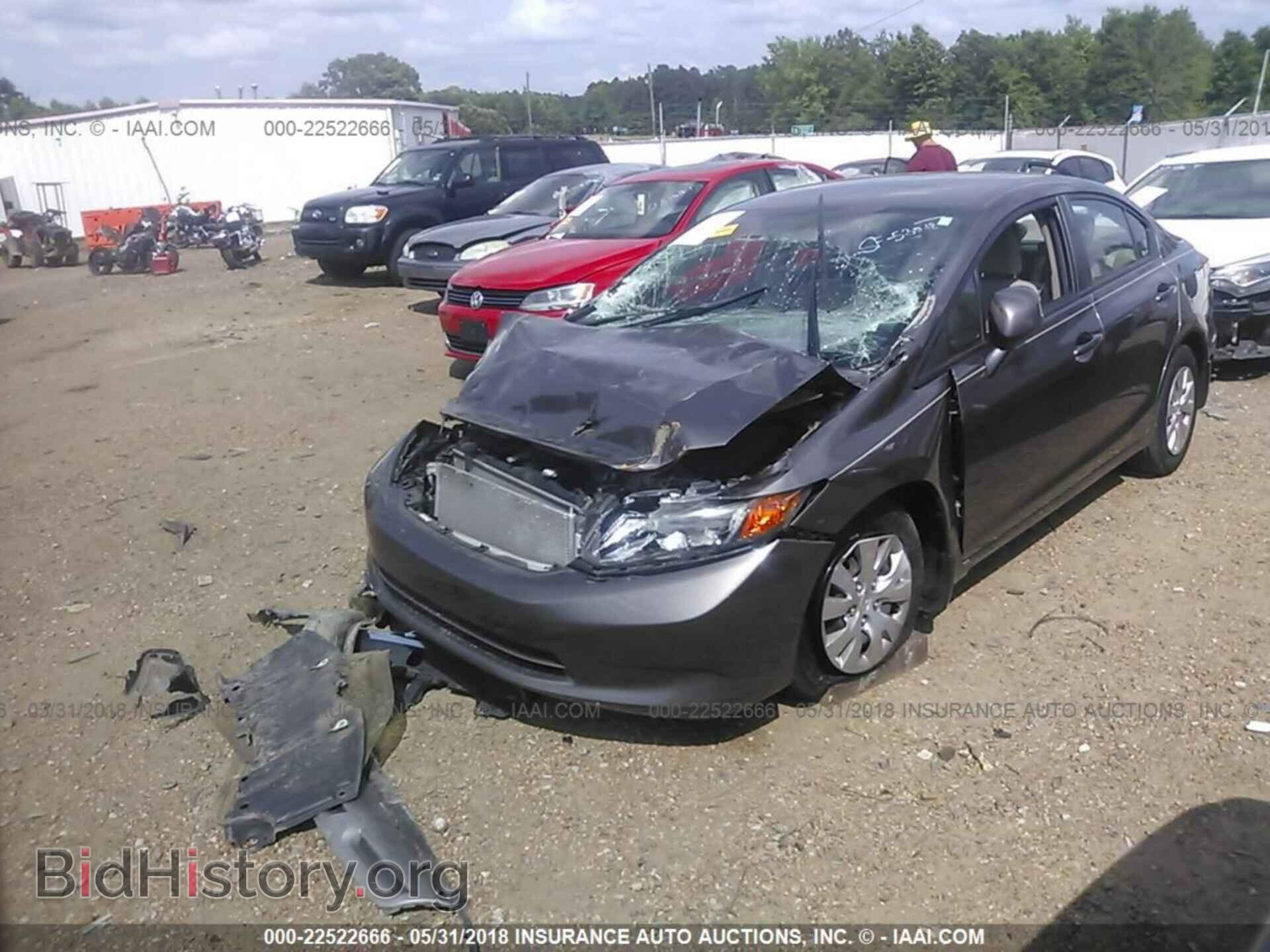 2012 Honda CIVIC (VIN 19XFB2F52CE032222) — фото 2 из 10