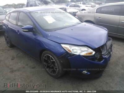2012 Ford FOCUS, синий — VIN 1FAHP3K29CL408343, IAAI