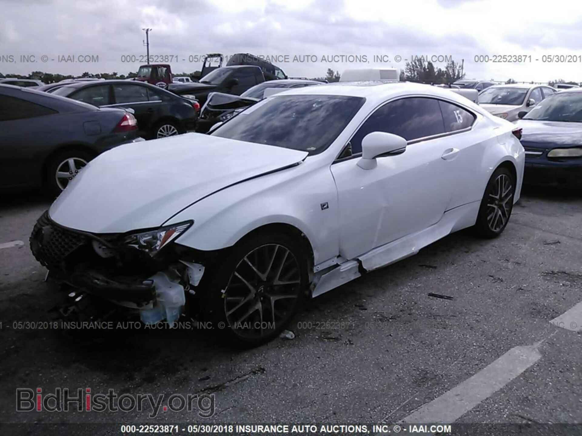2017 Lexus Rc - VIN: JTHHA5BC6H5006936 - Фото 2