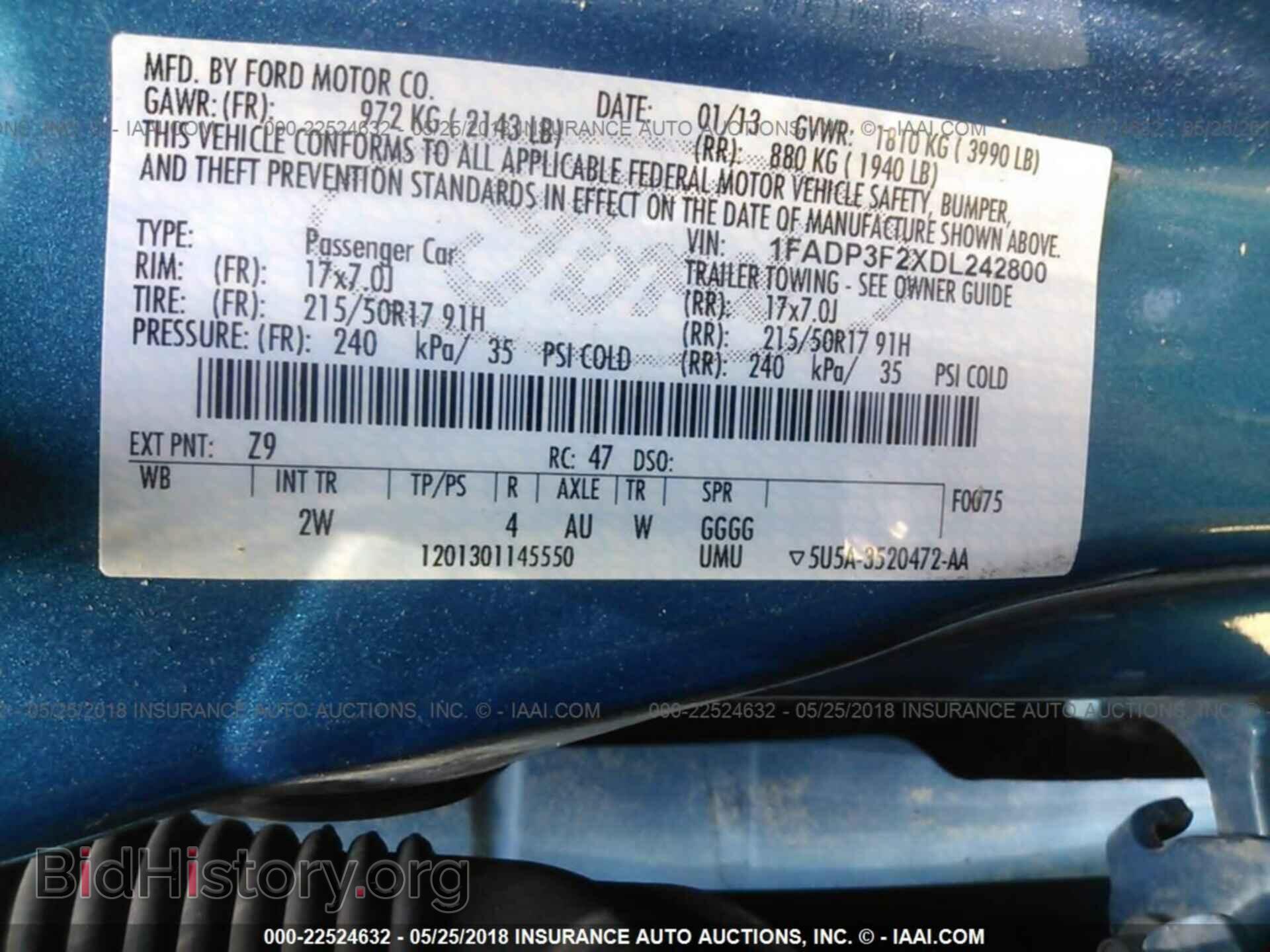 2013 Ford Focus - VIN: 1FADP3F2XDL242800 - Photo 9