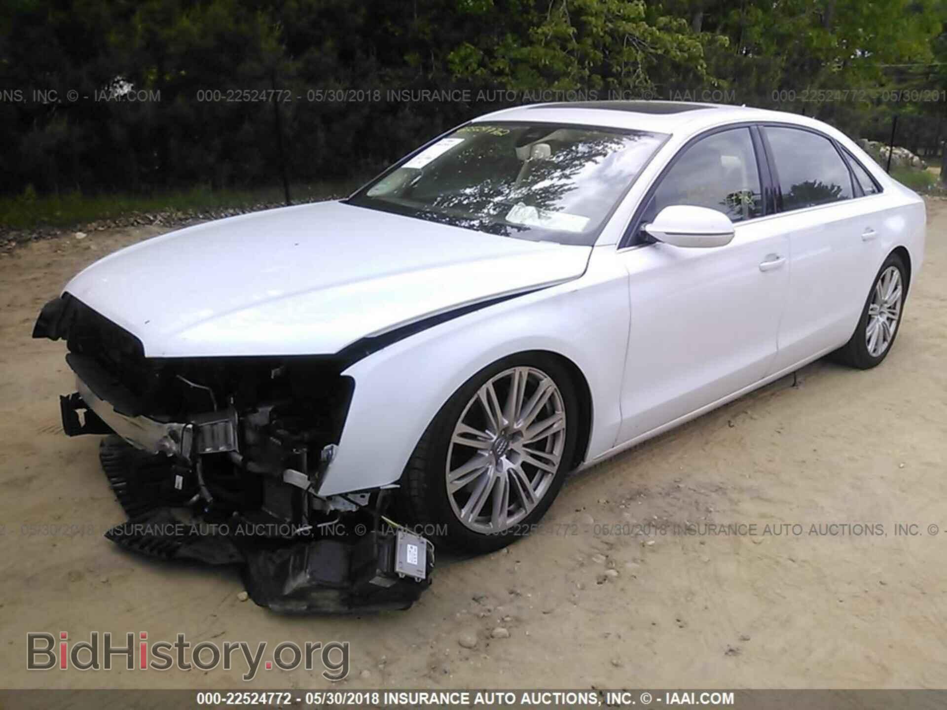 2013 Audi A8 - VIN: WAURGAFD0DN005272 - Photo 2