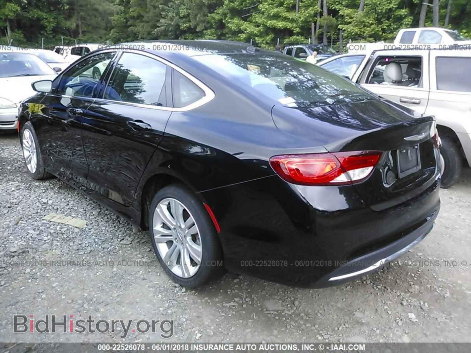 2015 Chrysler 200 - VIN: 1C3CCCAB7FN533503 - Photo 3