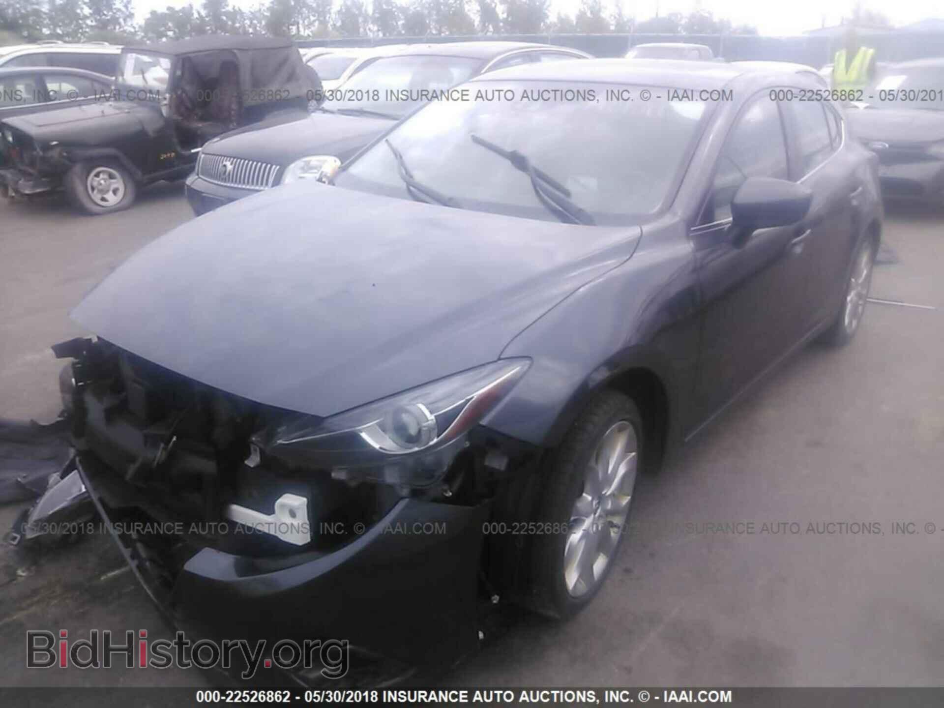 2014 MAZDA 3 - VIN: JM1BM1M37E1142273 - Фото 2