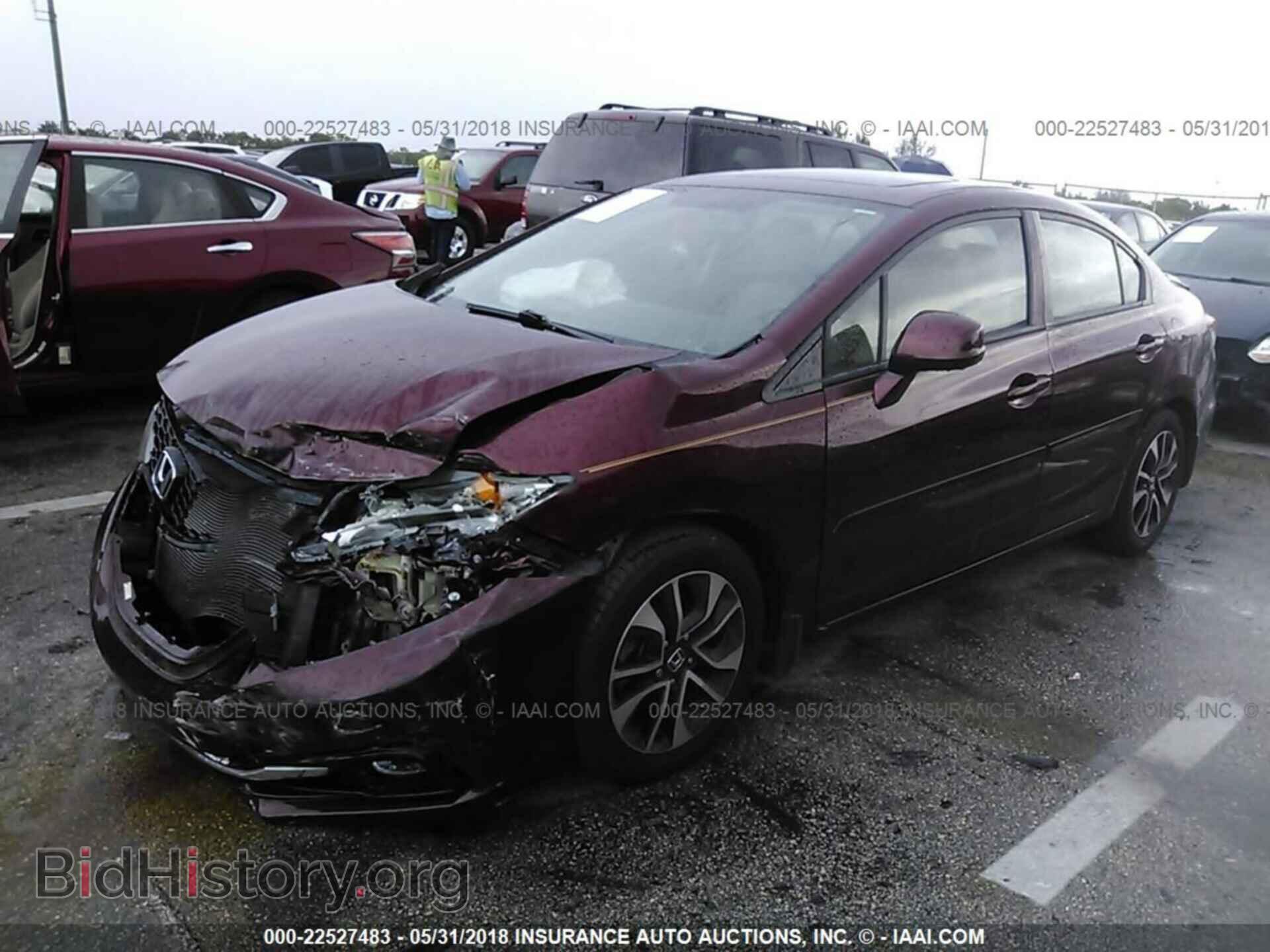 2013 Honda Civic - VIN: 2HGFB2F98DH507592 - Фото 2