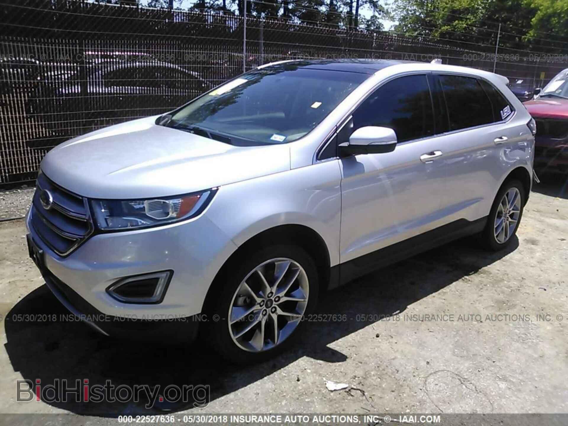 2015 Ford Edge - VIN: 2FMTK3K84FBB27011 - Фото 2