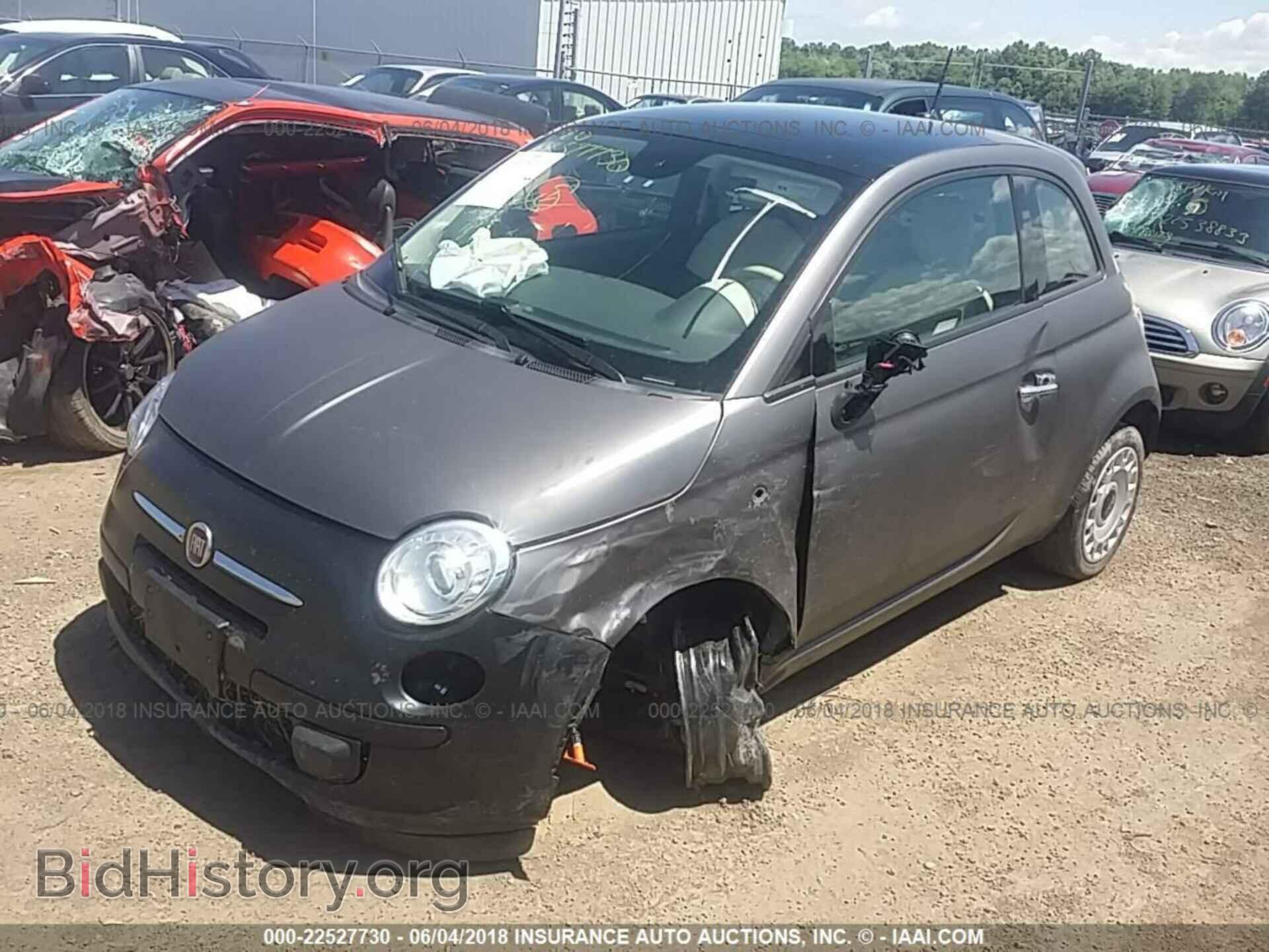 2013 Fiat 500 - VIN: 3C3CFFAR4DT747335 - Фото 2
