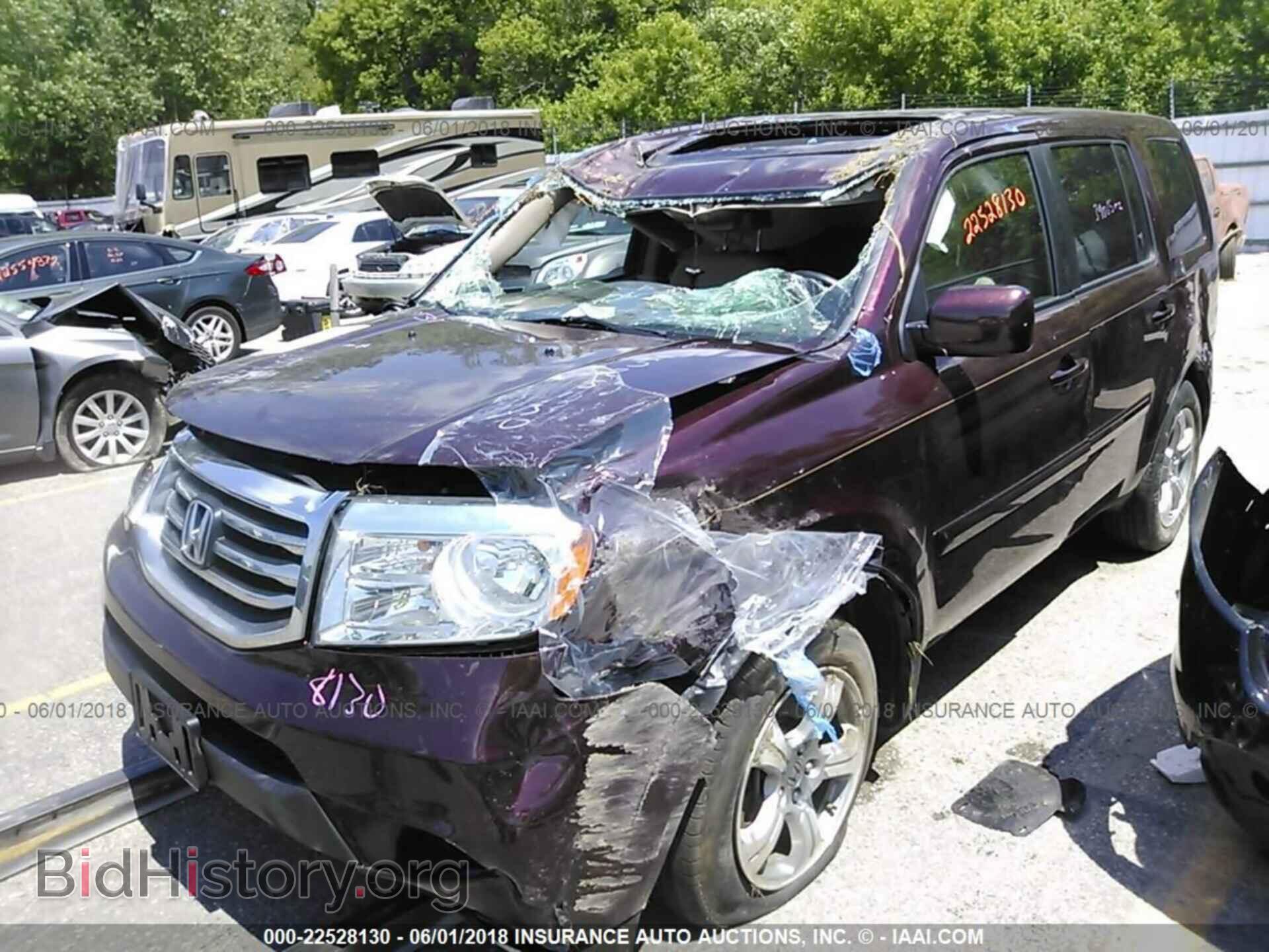 2014 Honda Pilot - VIN: 5FNYF4H53EB046200 - Фото 2
