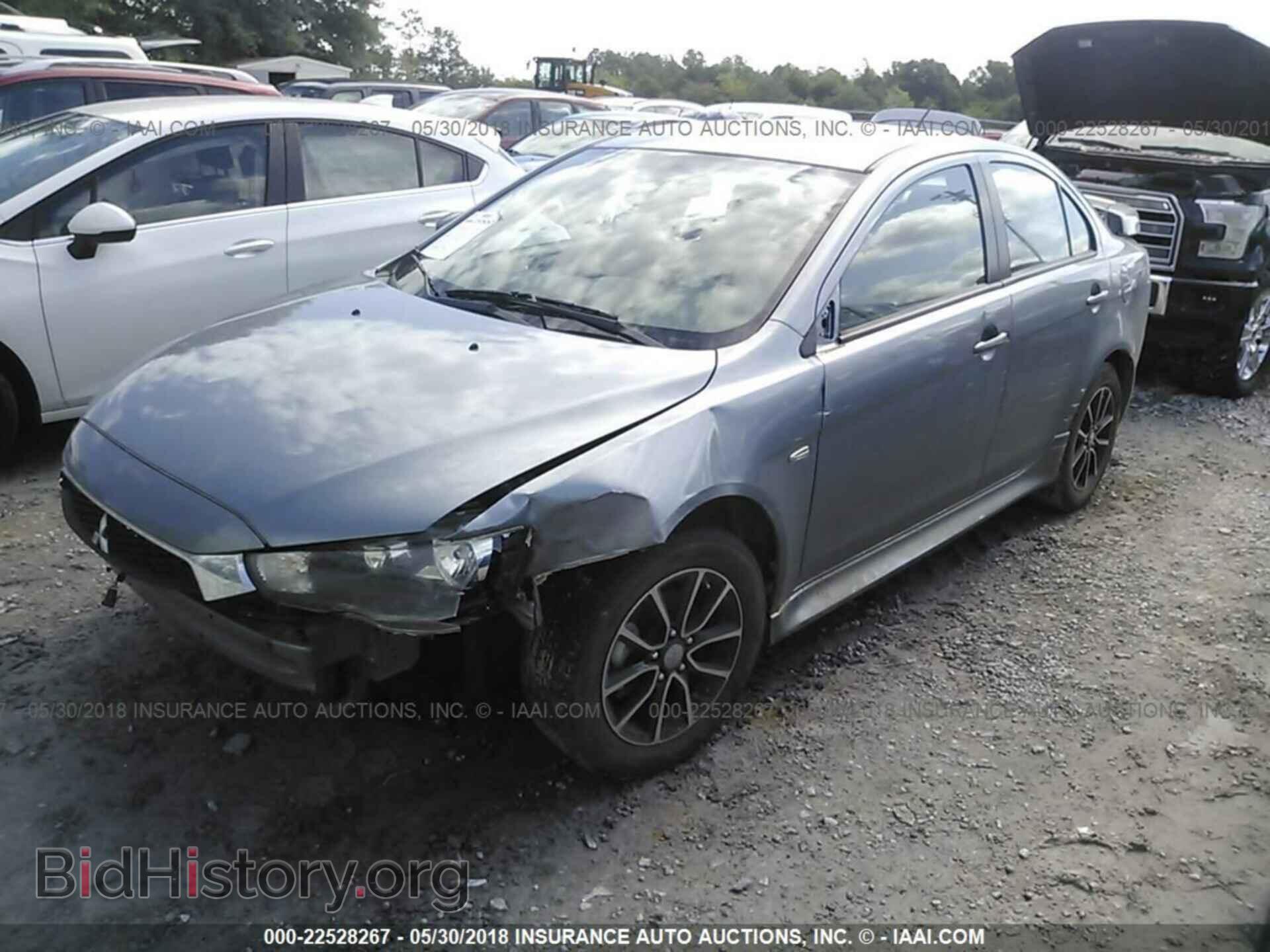 2017 Mitsubishi Lancer - VIN: JA32U2FU7HU003757 - Фото 2