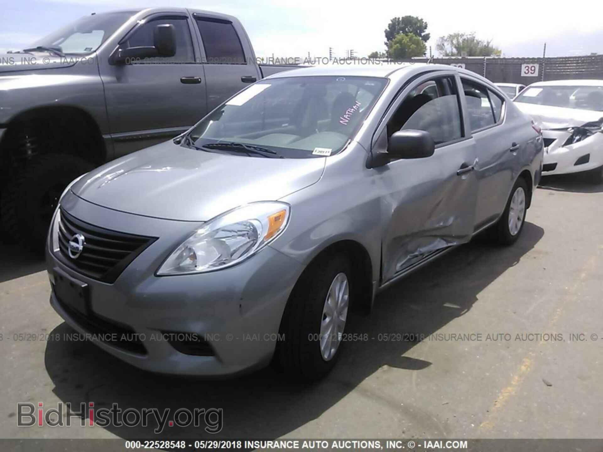 2012 Nissan Versa - VIN: 3N1CN7AP7CL922665 - Фото 2