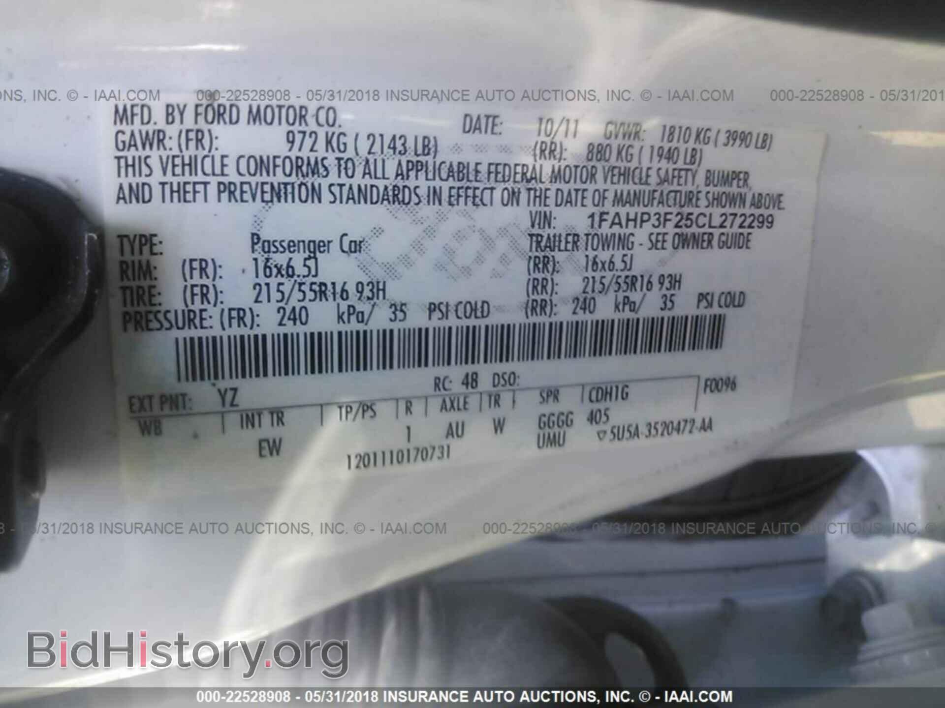2012 Ford Focus - VIN: 1FAHP3F25CL272299 - Photo 9