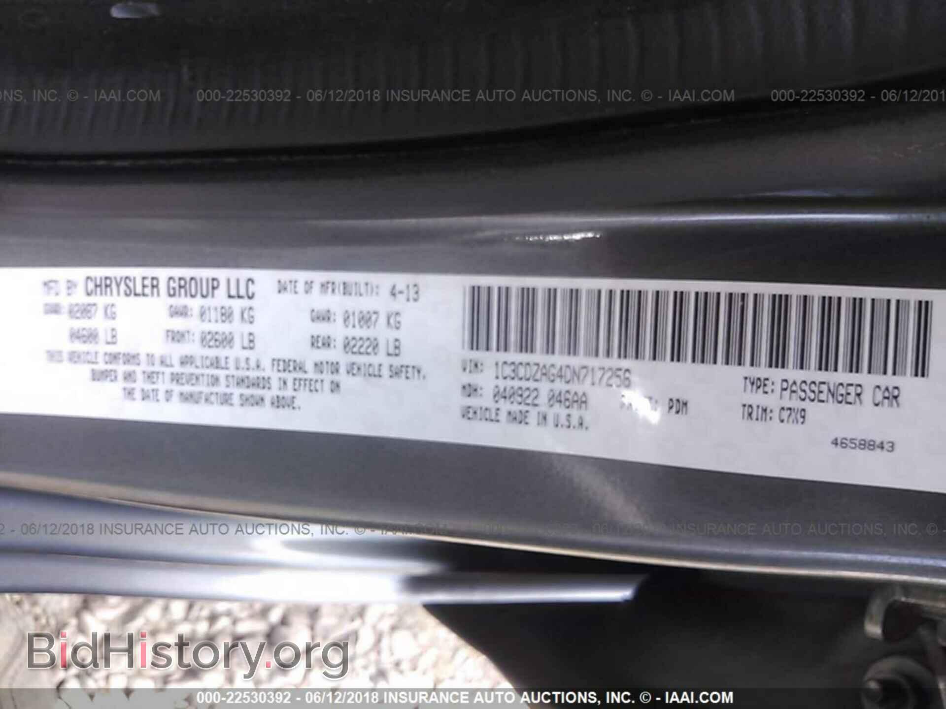 2013 Dodge Avenger - VIN: 1C3CDZAG4DN717256 - Photo 9