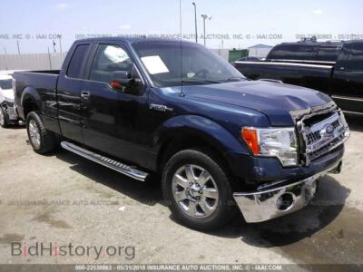 2013 Ford F150, синий — VIN 1FTEX1CM9DKF36588, IAAI