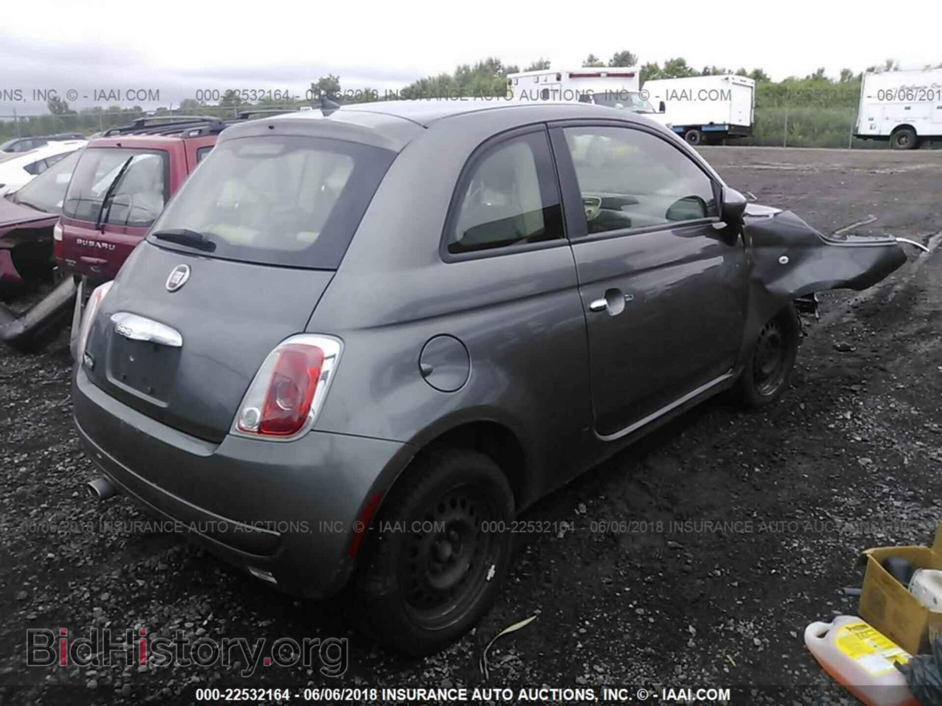 2013 Fiat 500 - VIN: 3C3CFFAR3DT726637 - Фото 4