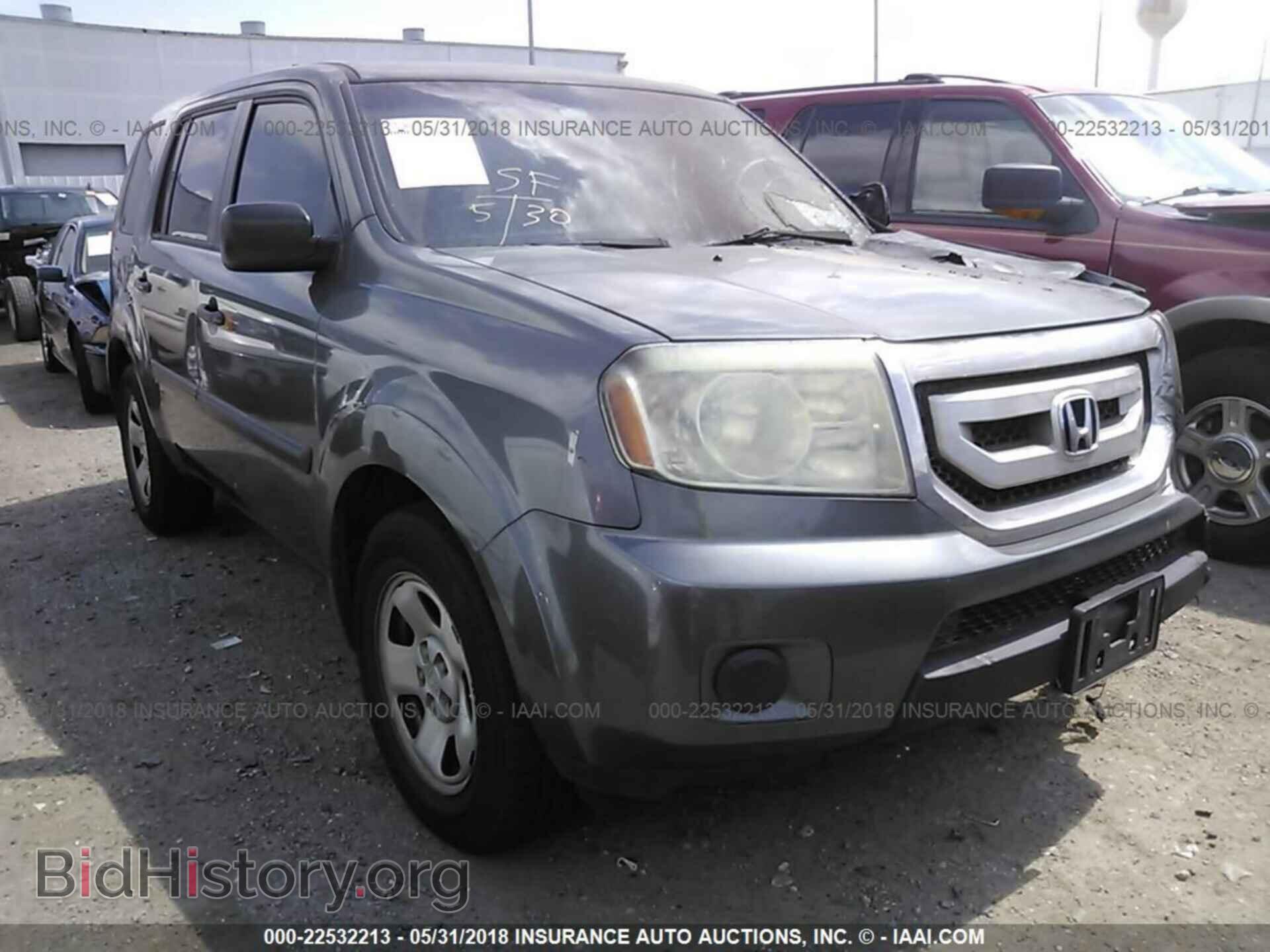 Фотография 5FNYF3H26BB006057 - Honda Pilot 2011