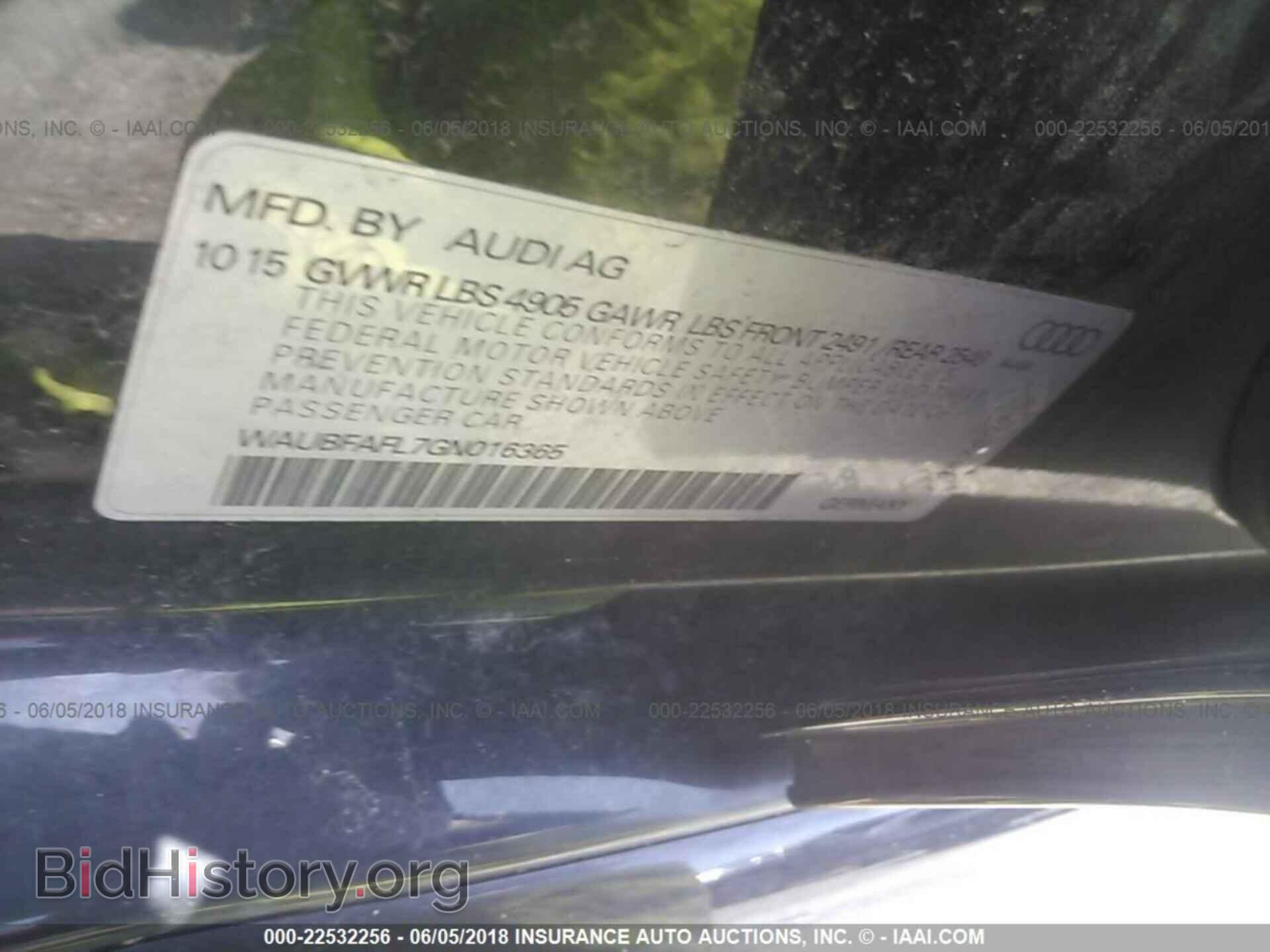 2016 Audi A4 - VIN: WAUBFAFL7GN016365 - Photo 9