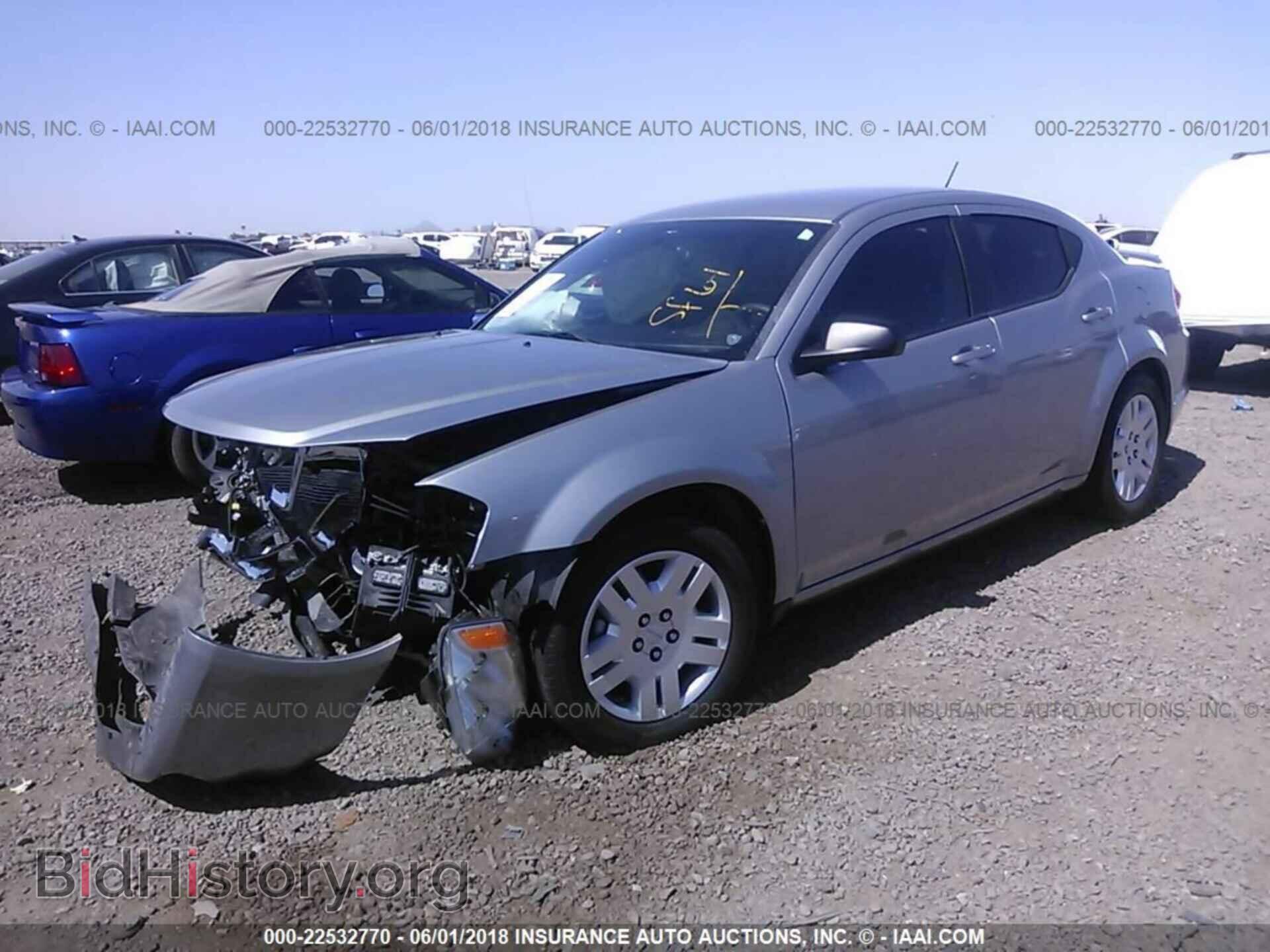 2013 Dodge Avenger - VIN: 1C3CDZAB1DN524938 - Фото 2