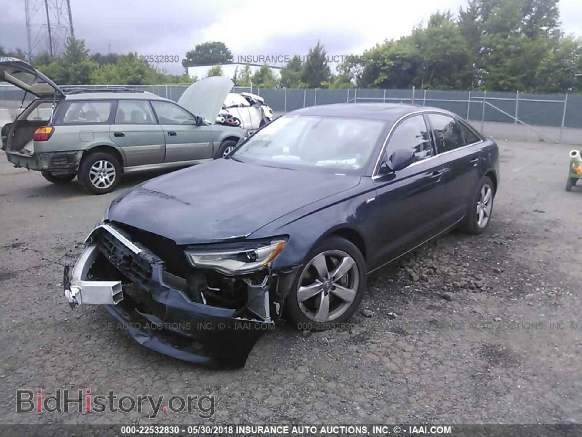 2012 Audi A6 - VIN: WAUGGAFC4CN122902 - Фото 2