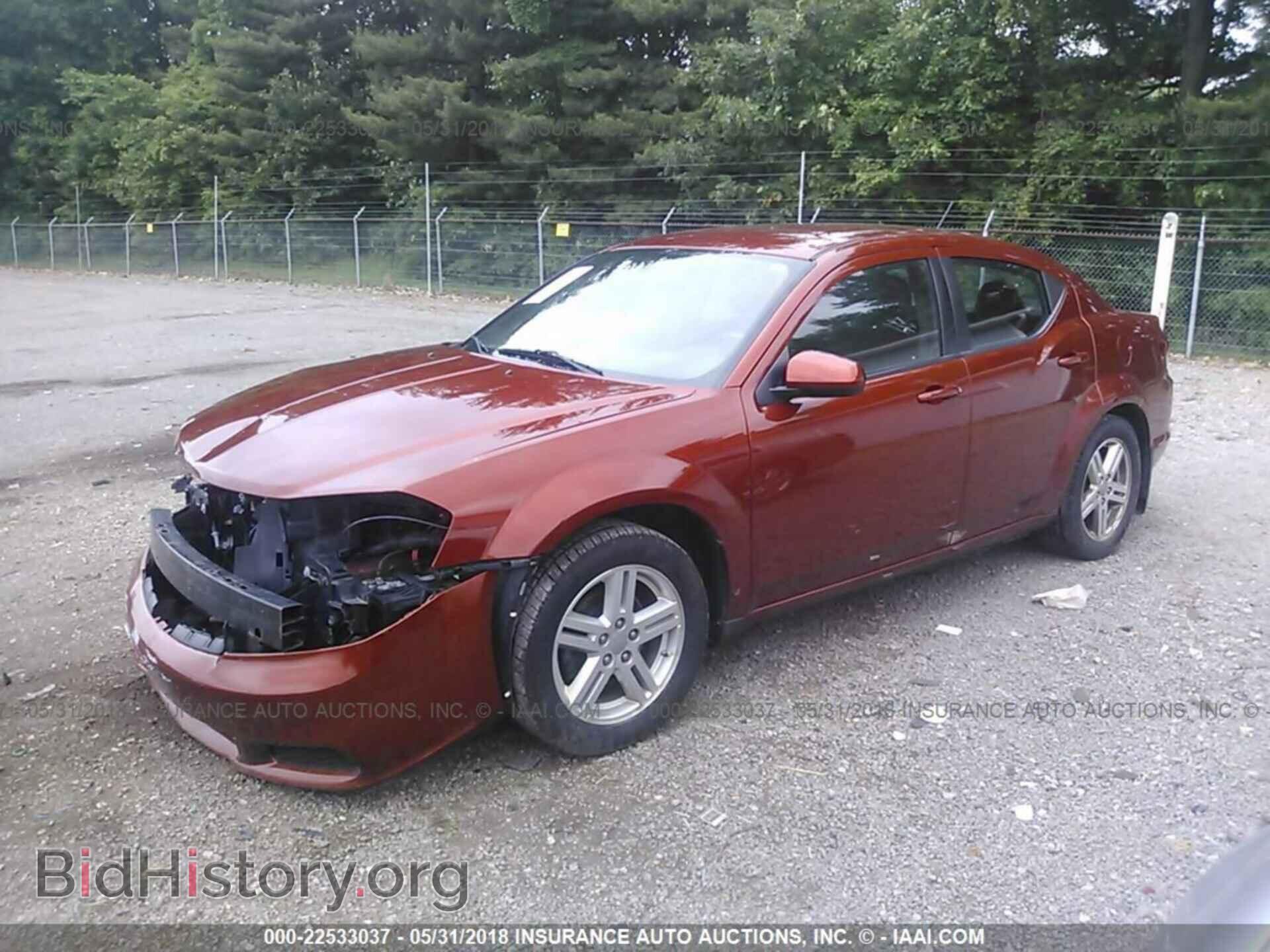 2012 DODGE AVENGER - VIN: 1C3CDZCB5CN182633 - Фото 2