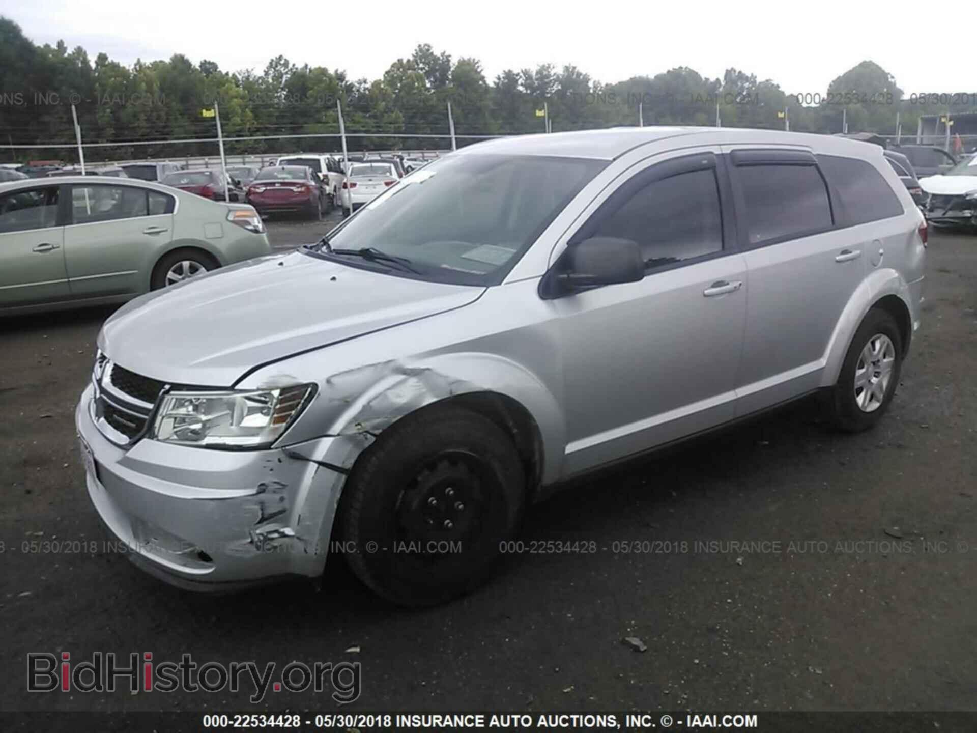 2012 Dodge Journey - VIN: 3C4PDCAB3CT203816 - Фото 2