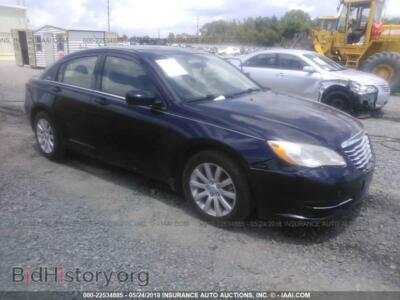 2011 Chrysler 200, navy — VIN 1C3BC1FG9BN525532, IAAI