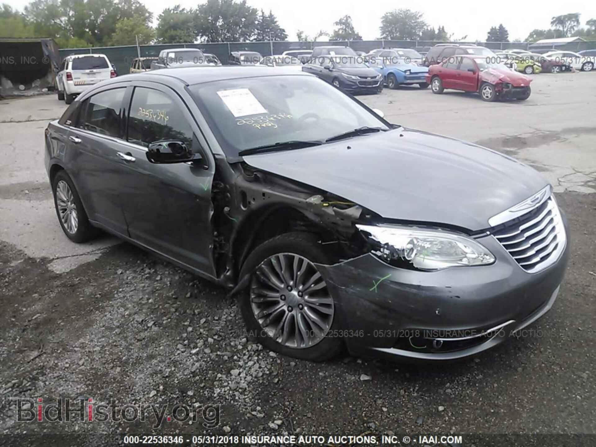 Фотография 1C3CCBCB3CN223349 - Chrysler 200 2012
