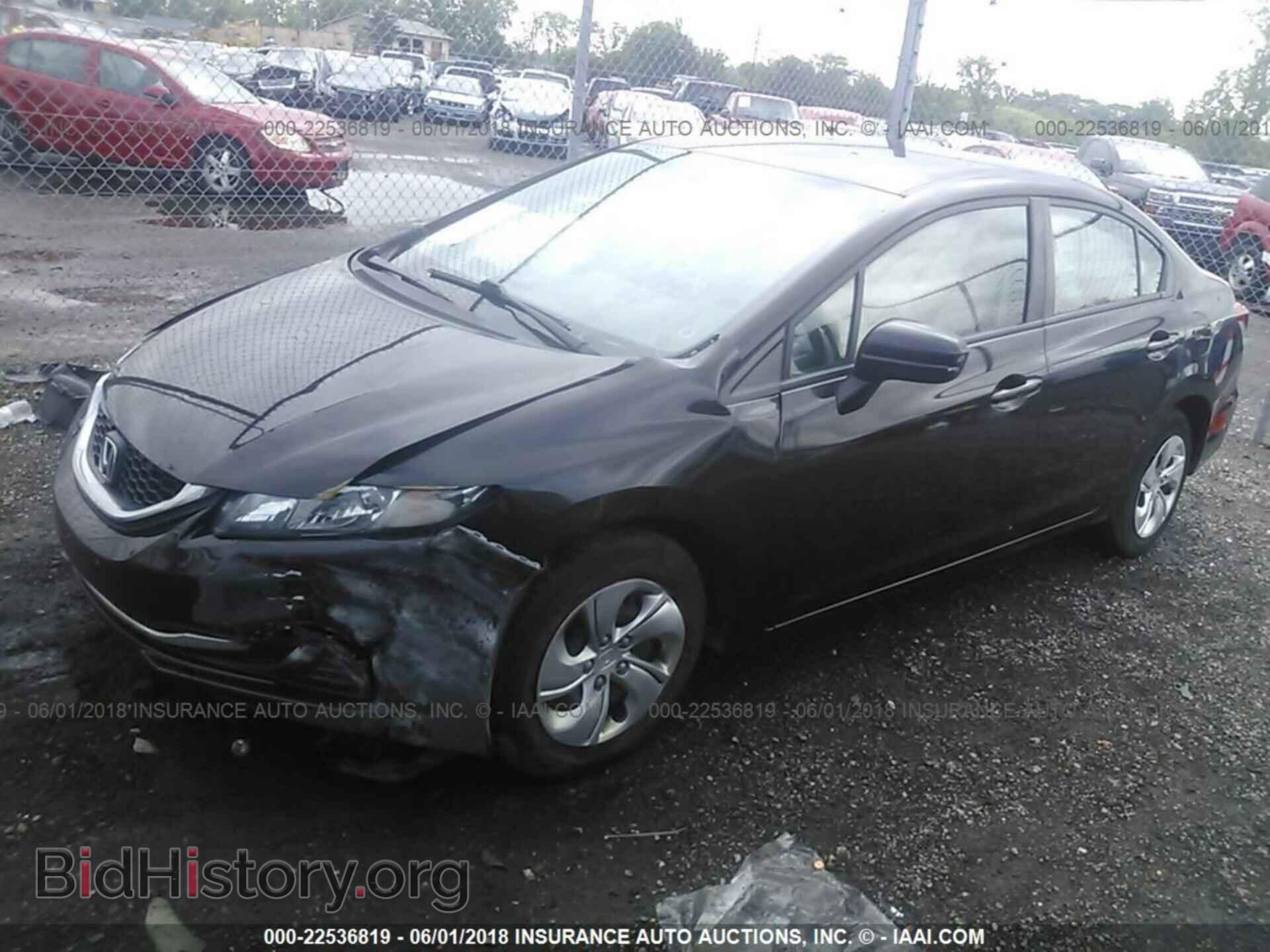 2014 Honda Civic - VIN: 2HGFB2F59EH554709 - Фото 2