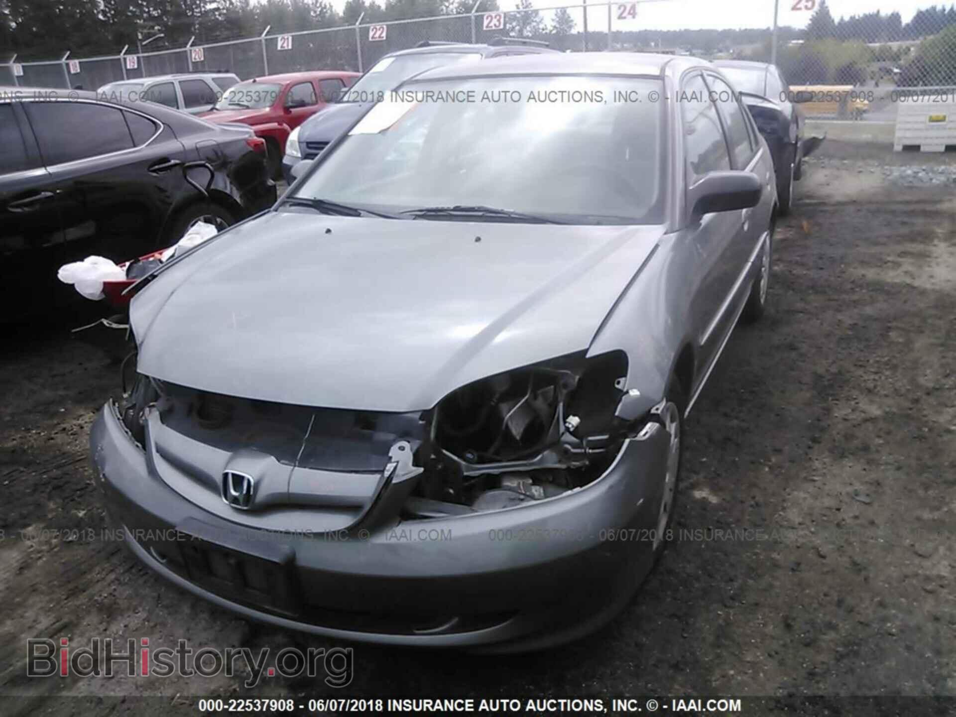 2005 HONDA CIVIC - VIN: JHMES16595S001005 - Фото 2