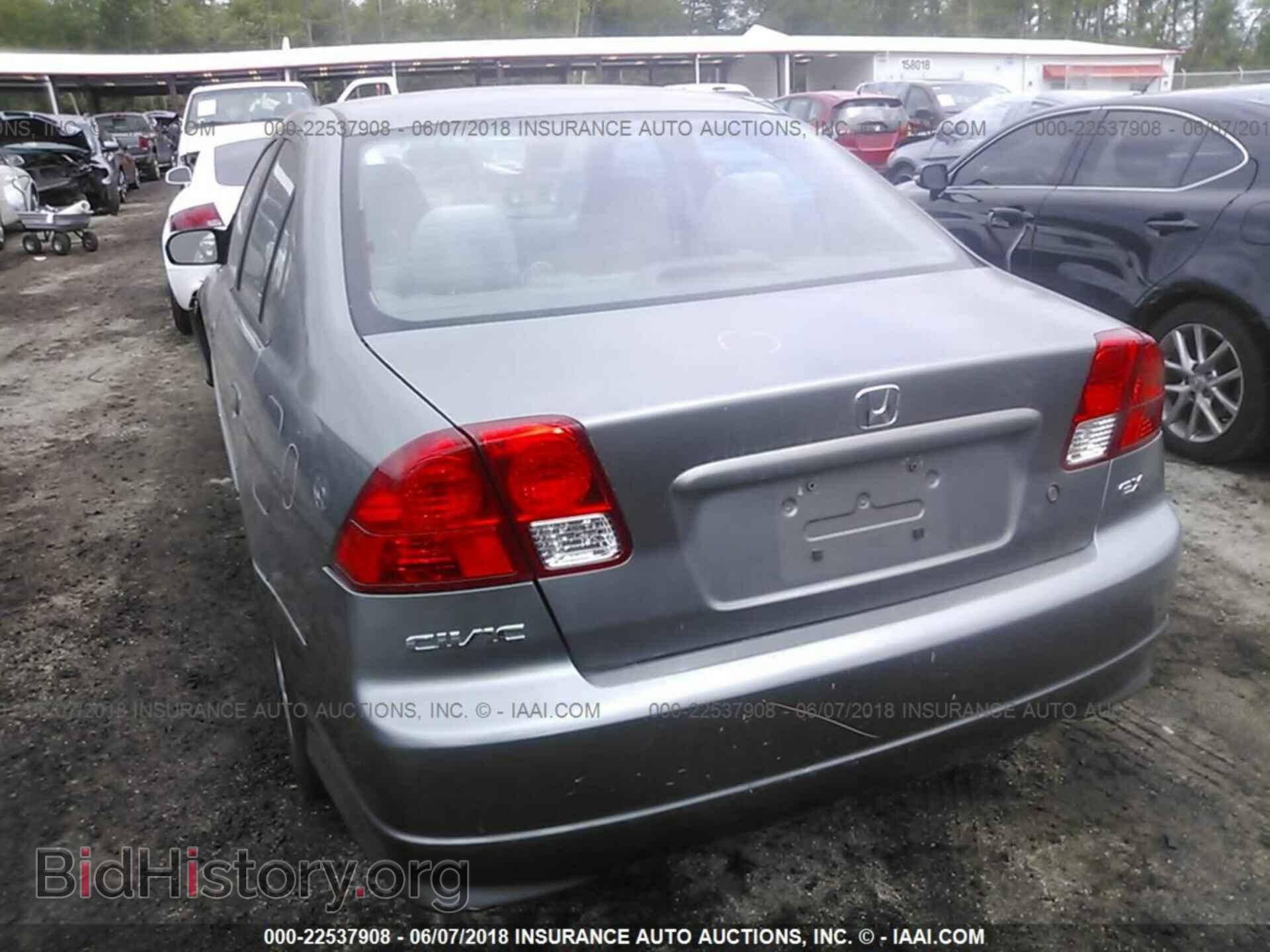2005 HONDA CIVIC - VIN: JHMES16595S001005 - Фото 3
