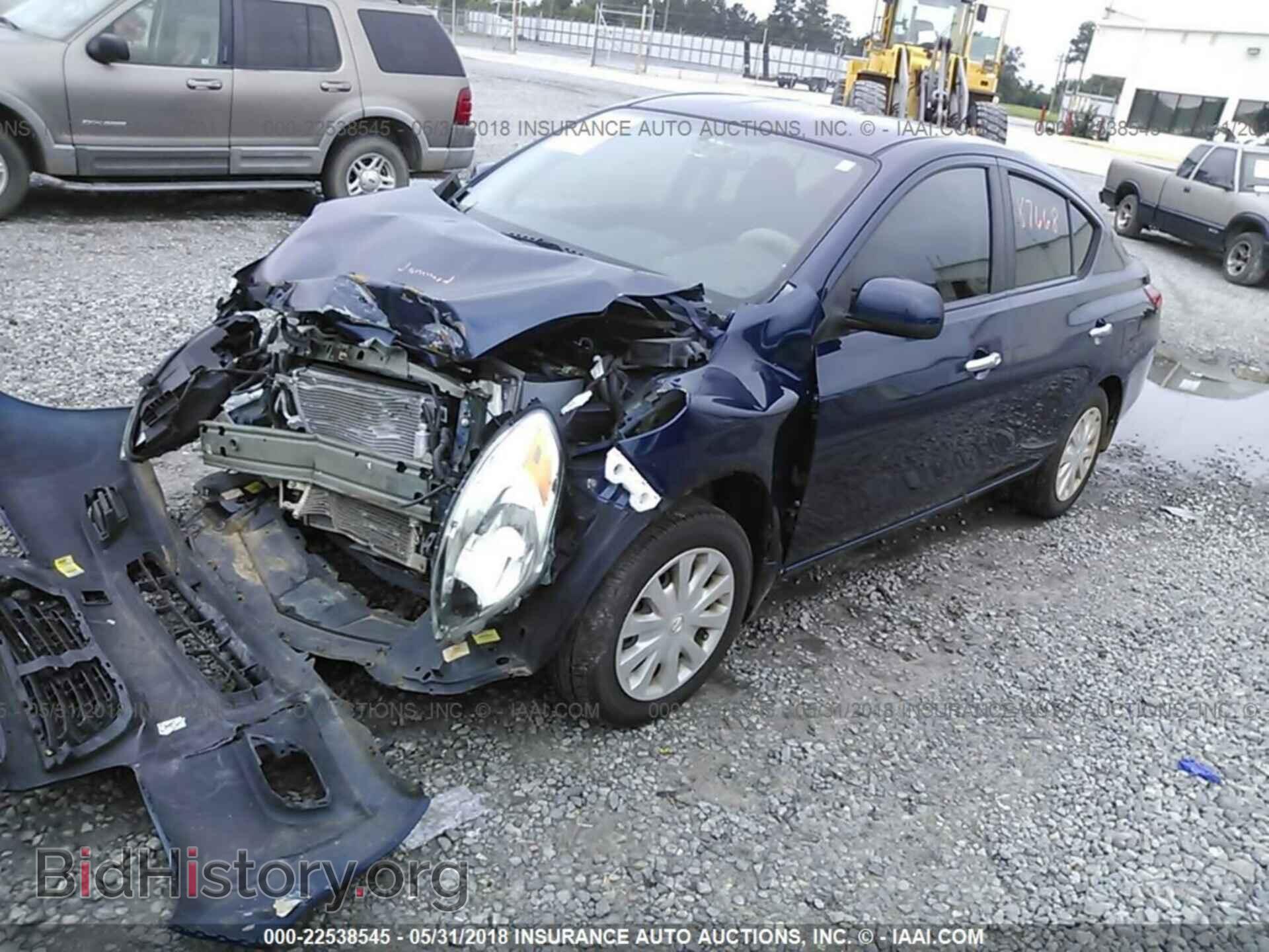 2012 Nissan Versa - VIN: 3N1CN7AP0CL934575 - Фото 2