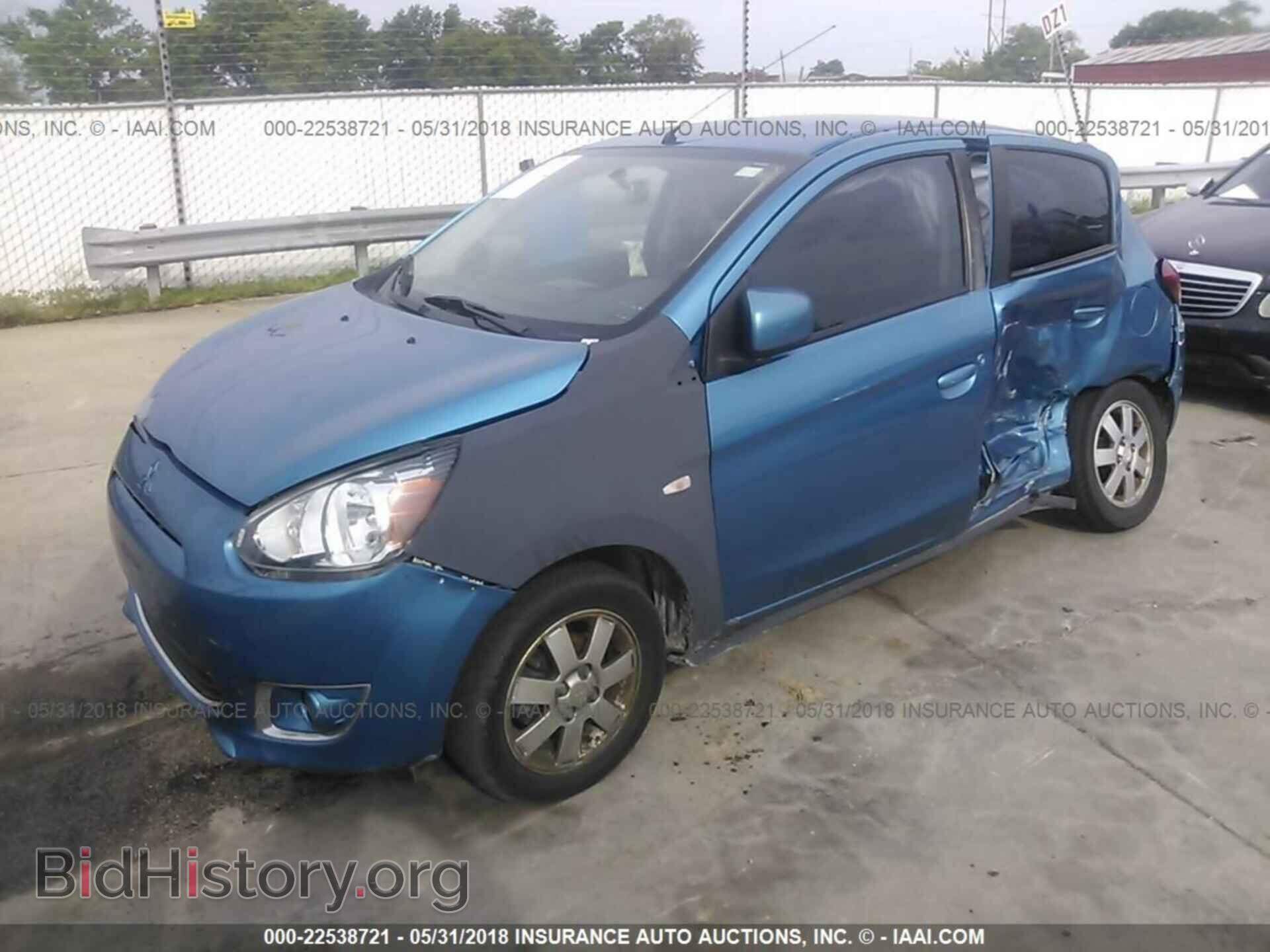 2014 Mitsubishi Mirage - VIN: ML32A4HJ2EH004170 - Фото 2