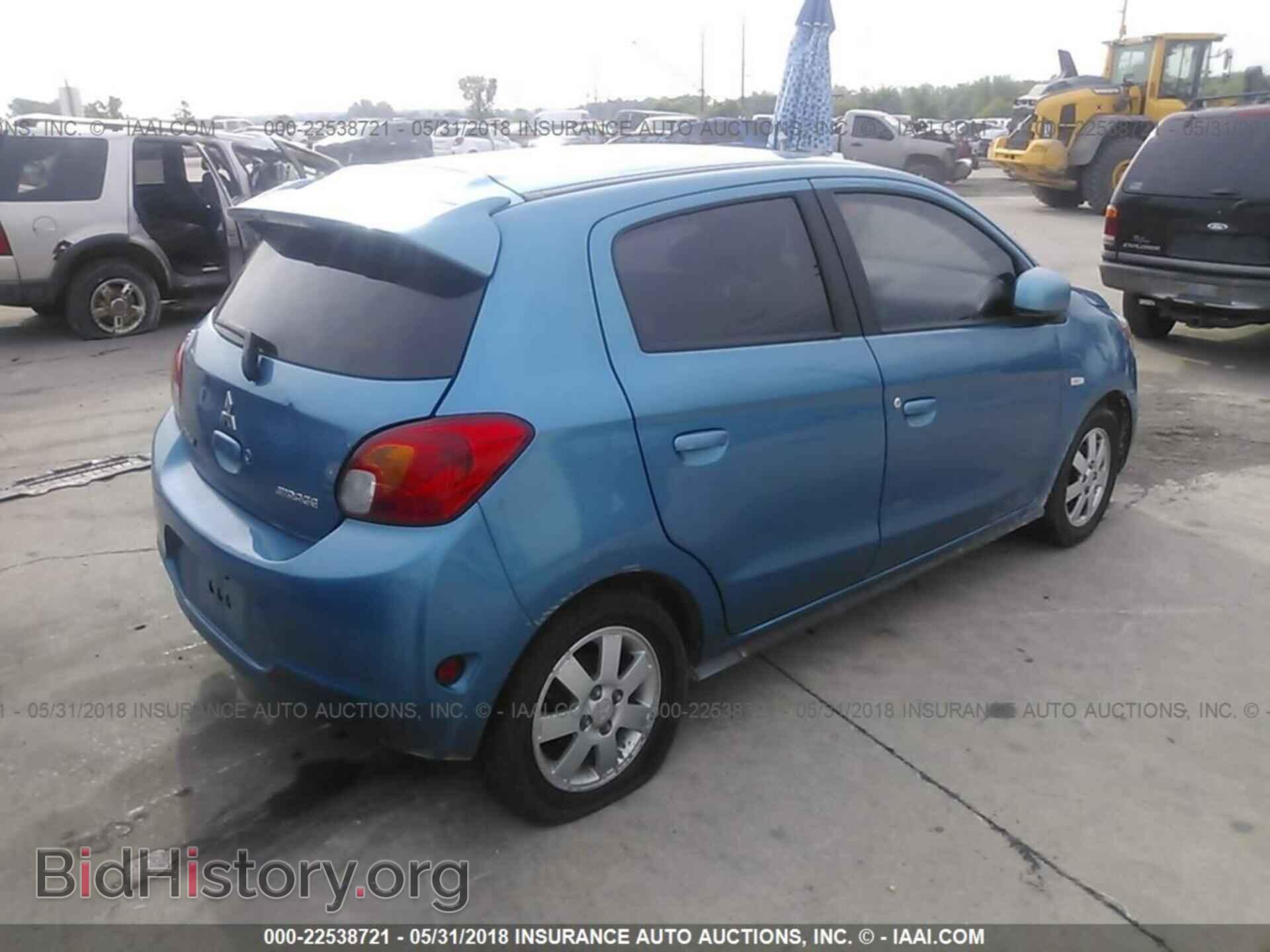 2014 Mitsubishi Mirage - VIN: ML32A4HJ2EH004170 - Фото 4