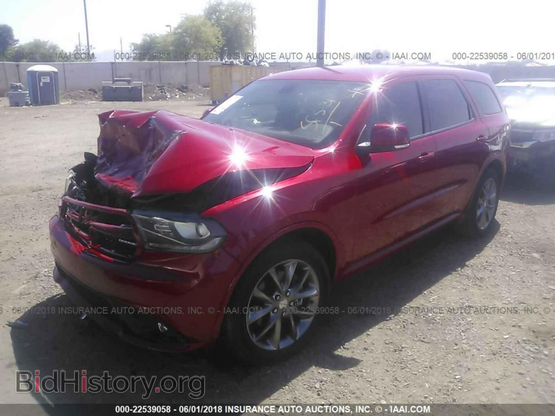 2014 Dodge Durango - VIN: 1C4SDHCT5EC974385 - Фото 2