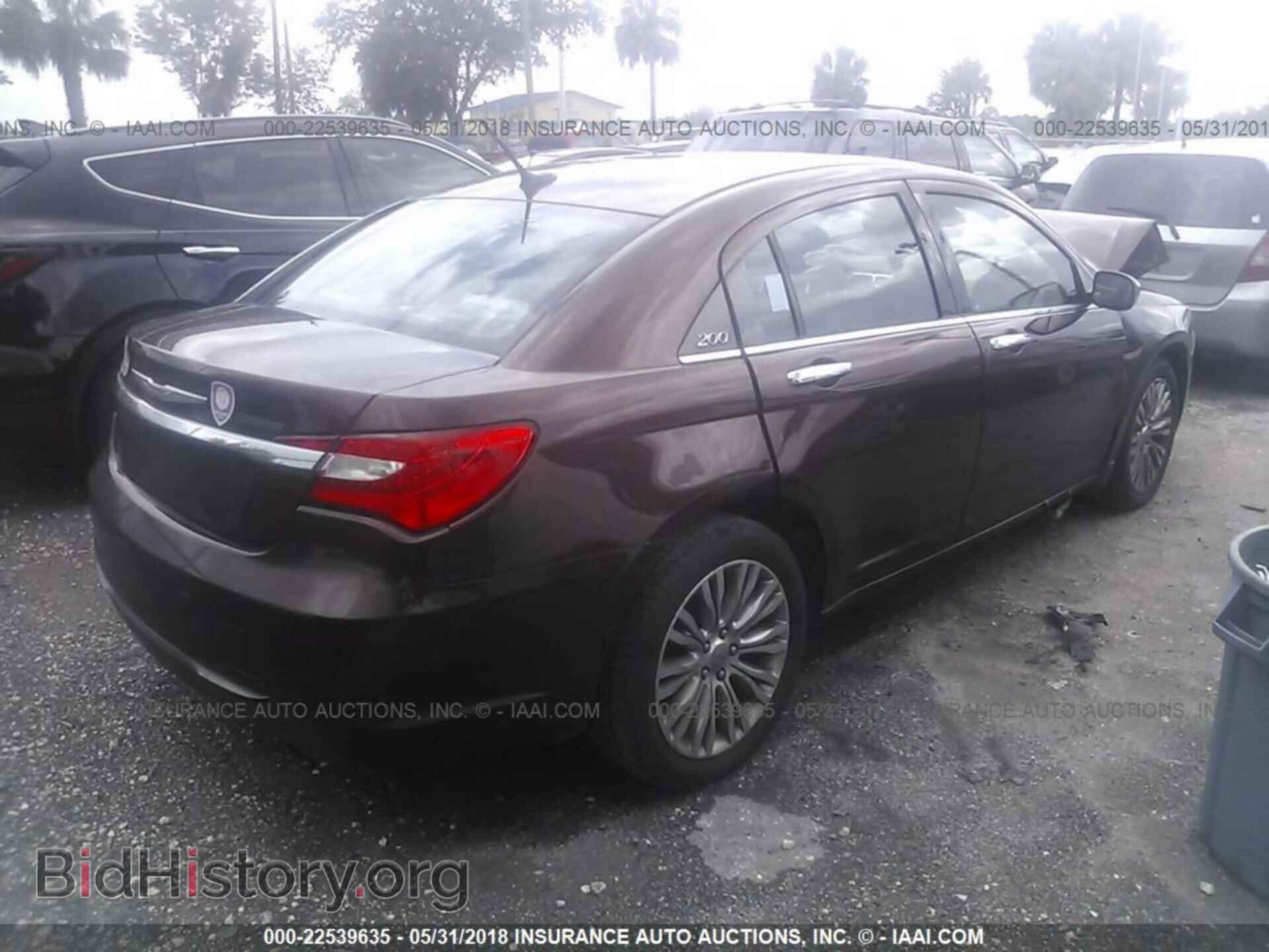 2012 Chrysler 200 - VIN: 1C3CCBCB9CN299495 - Фото 4