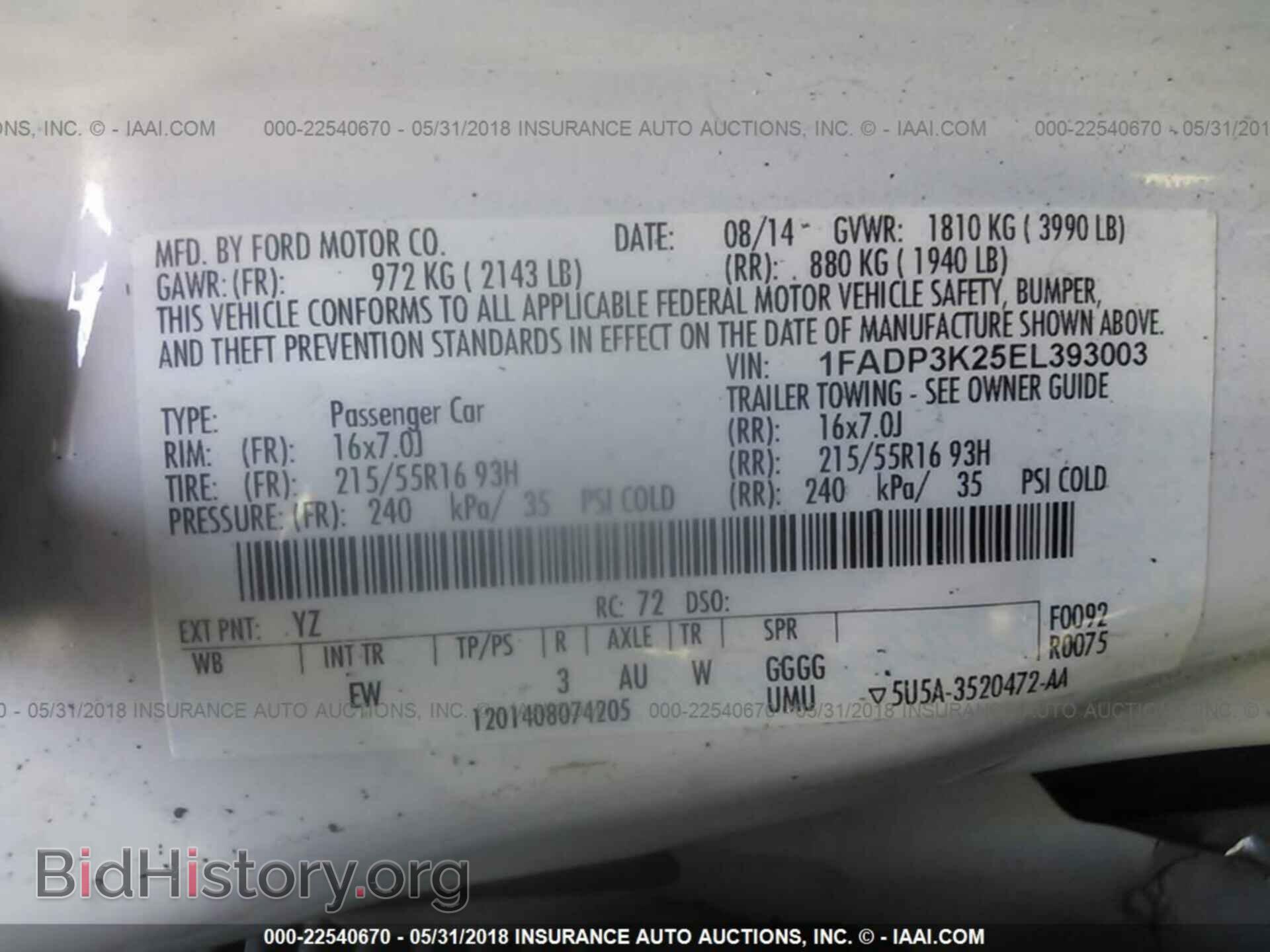 2014 Ford Focus - VIN: 1FADP3K25EL393003 - Photo 9
