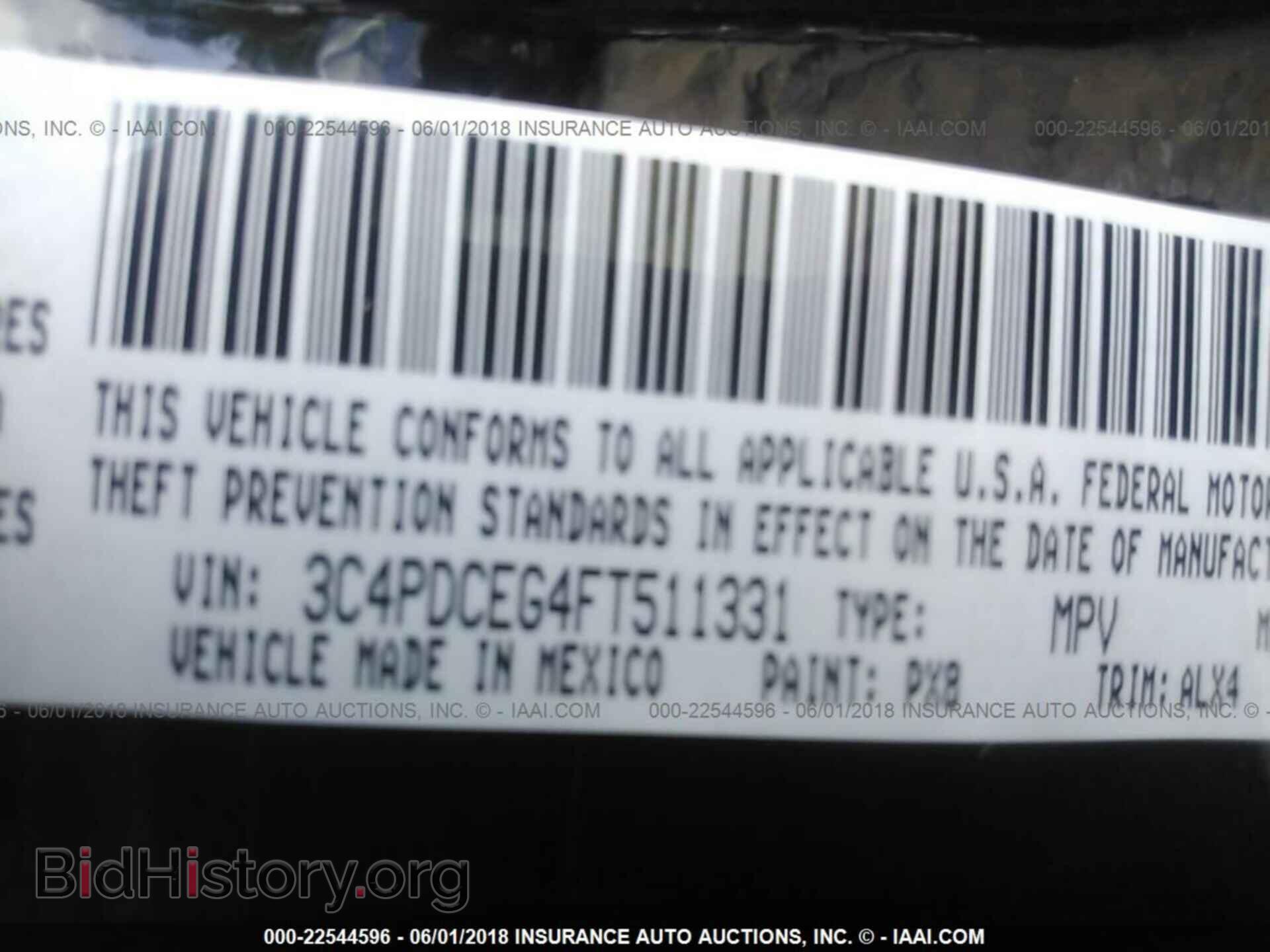 2015 DODGE JOURNEY - VIN: 3C4PDCEG4FT511331 - Фото 9