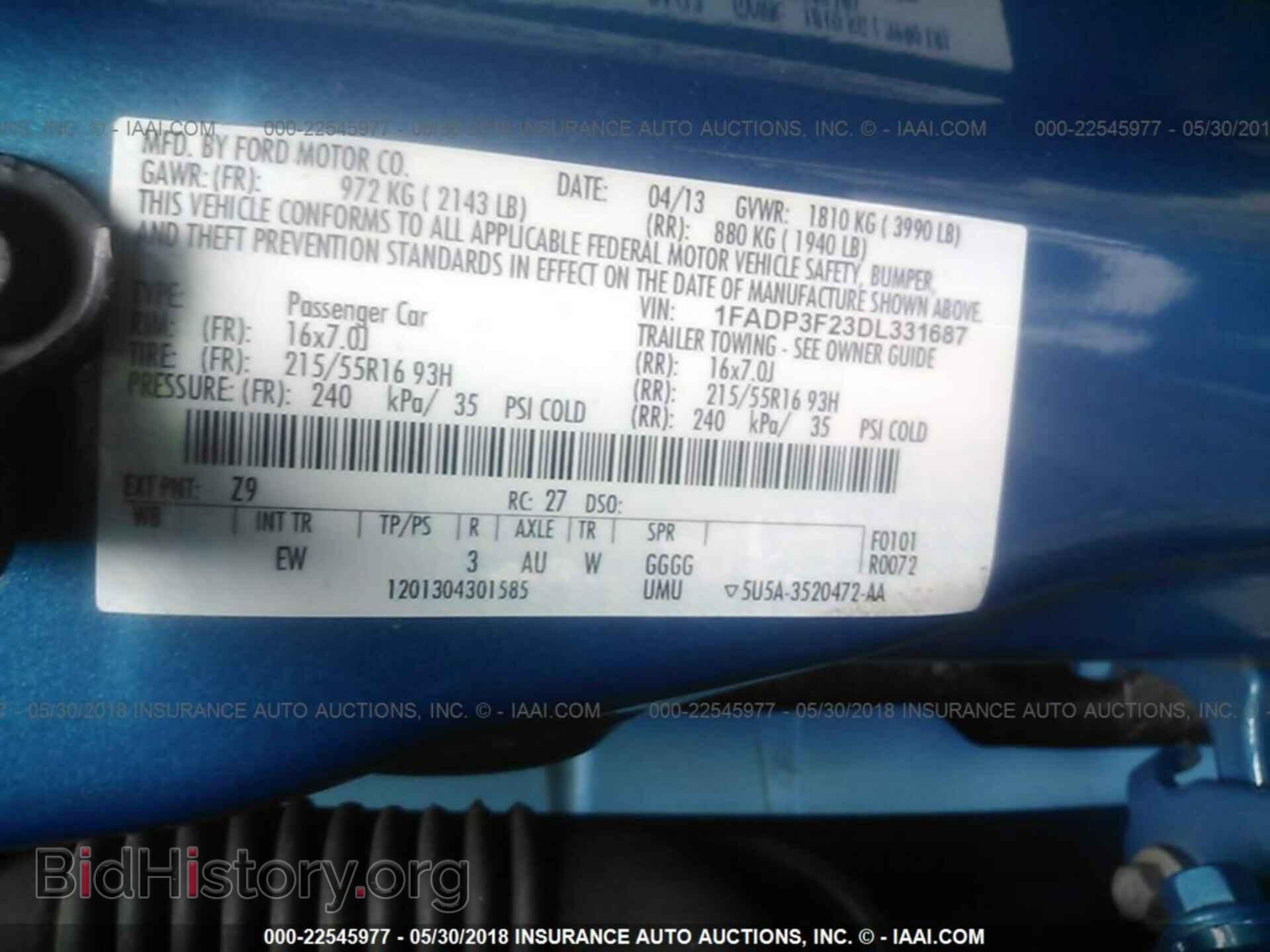 2013 Ford Focus - VIN: 1FADP3F23DL331687 - Photo 9