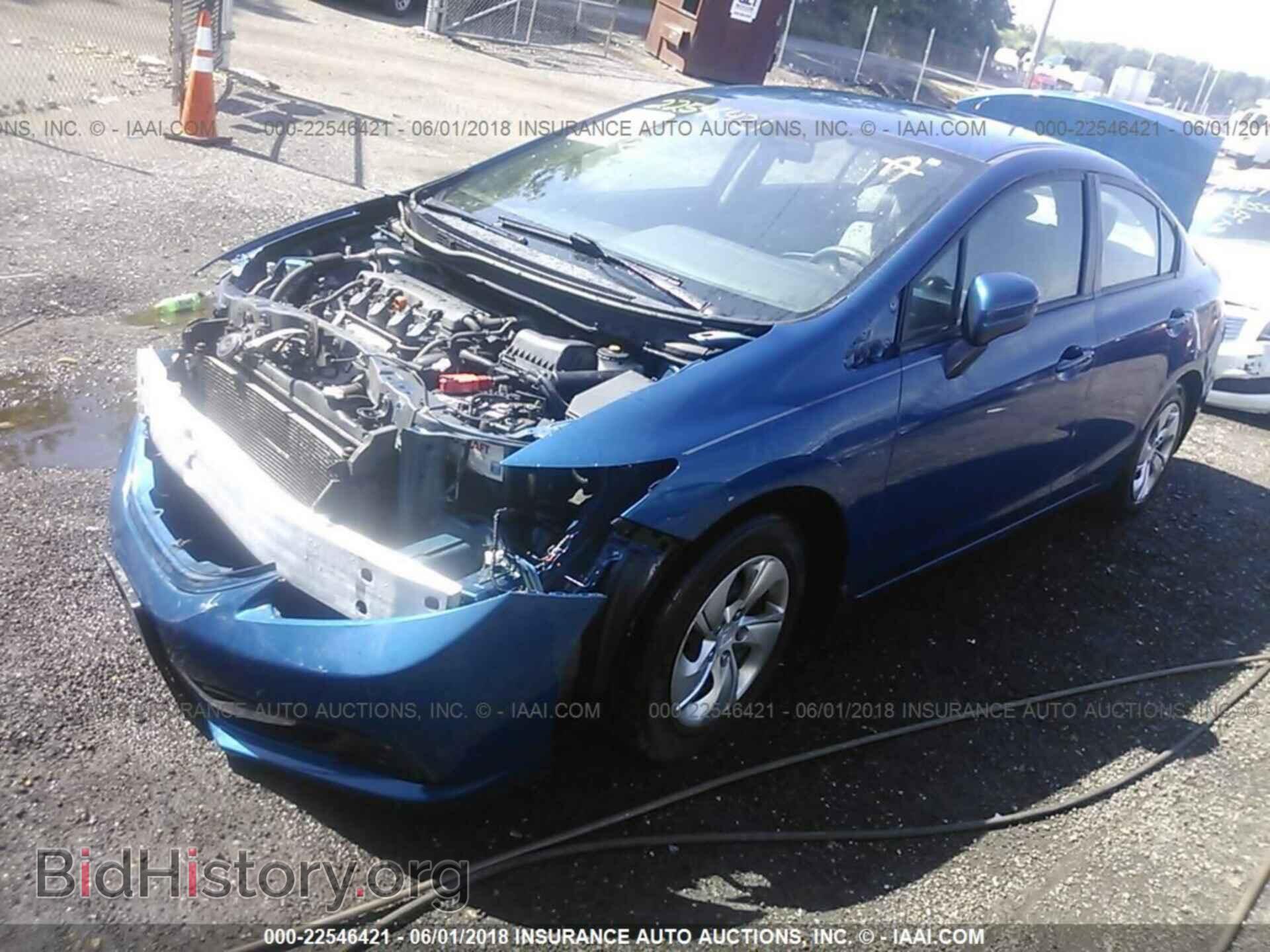 2014 Honda Civic - VIN: 19XFB2F54EE224356 - Фото 2