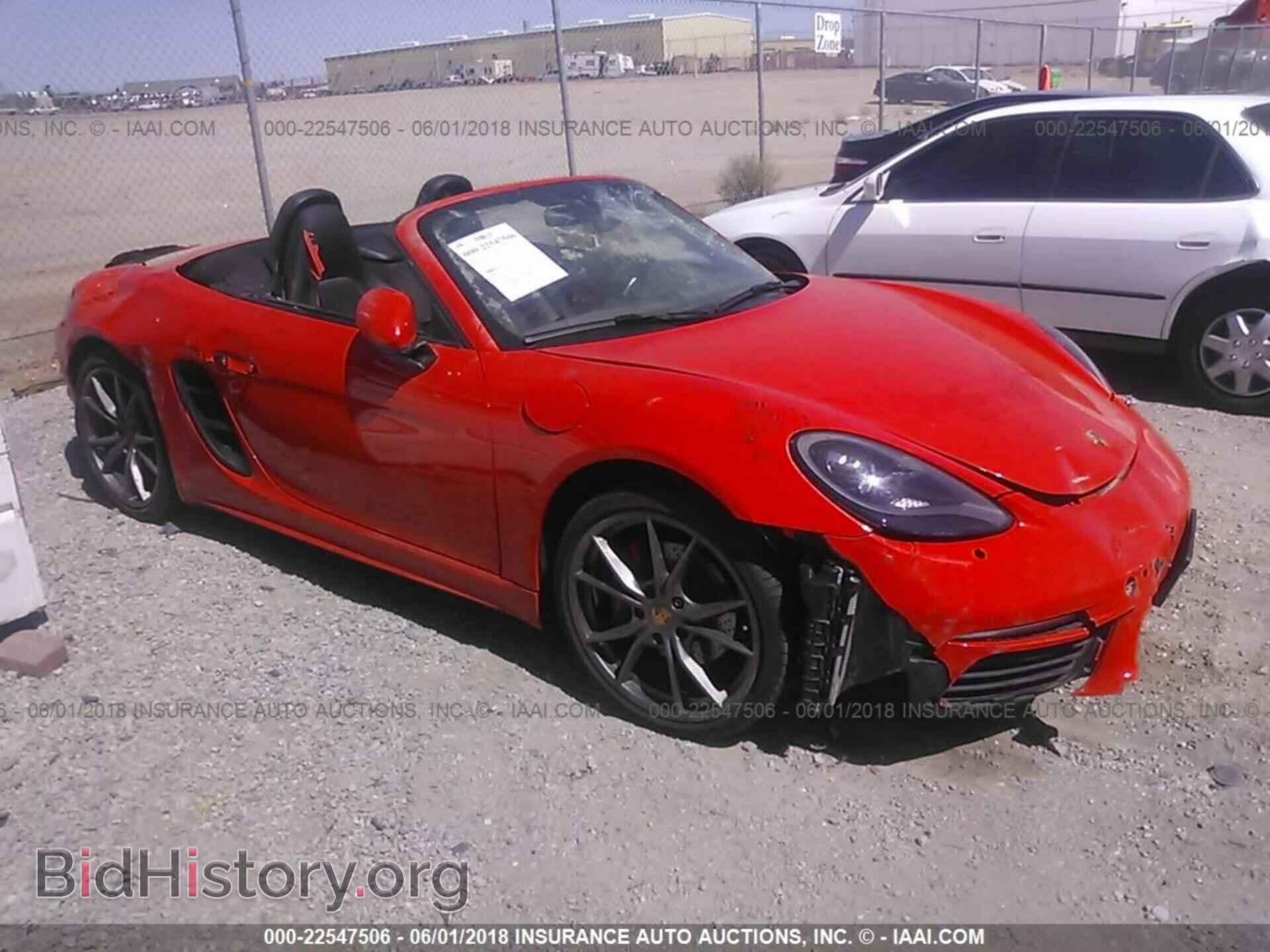 Фотография WP0CB2A89HS240378 - Porsche Boxster 2017