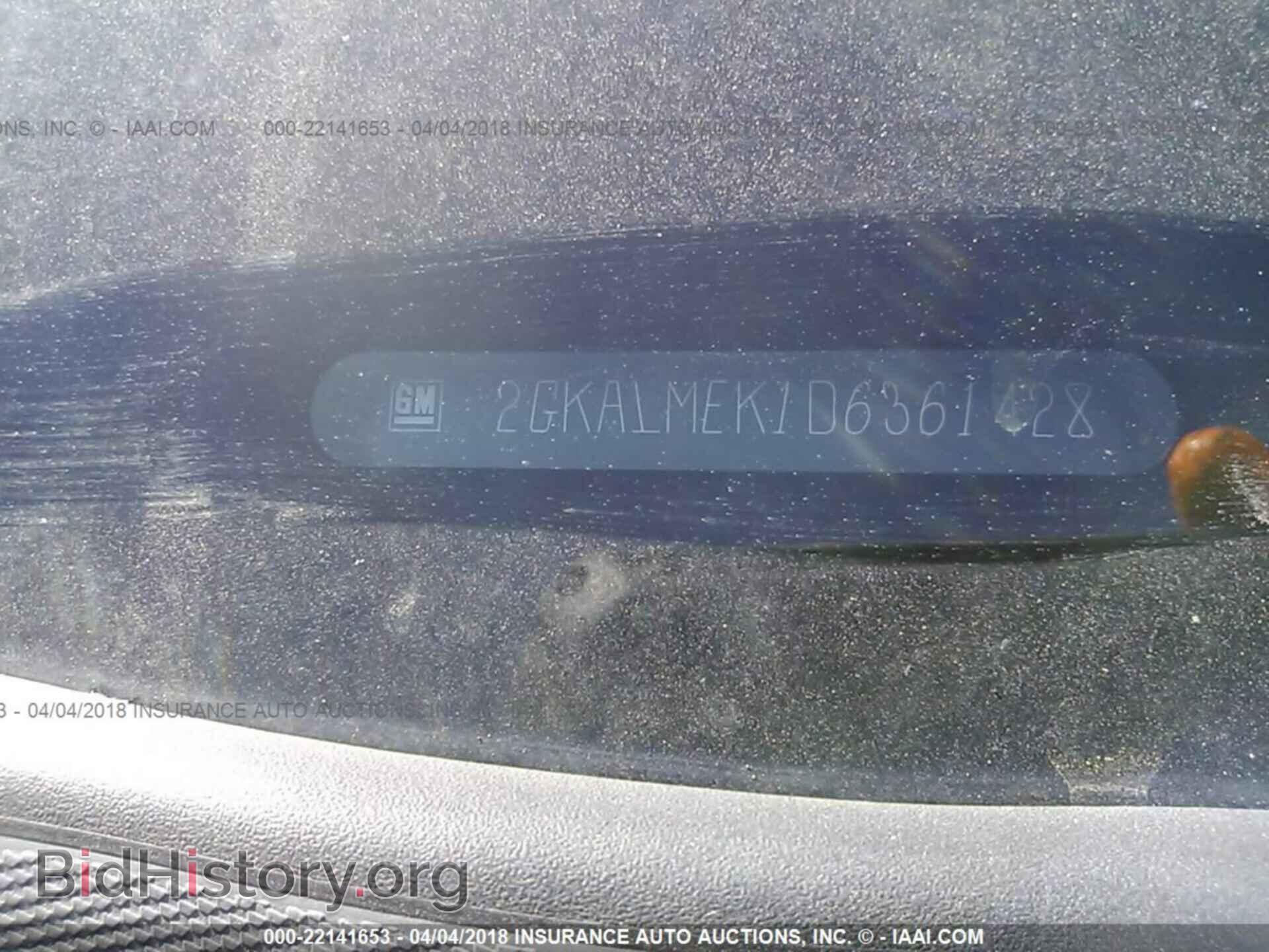 2013 GMC TERRAIN - VIN: 2GKALMEK1D6361428 - Фото 9