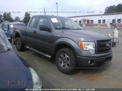 2014 Ford F150, серый — VIN 1FTEX1EM9EFA19749, IAAI