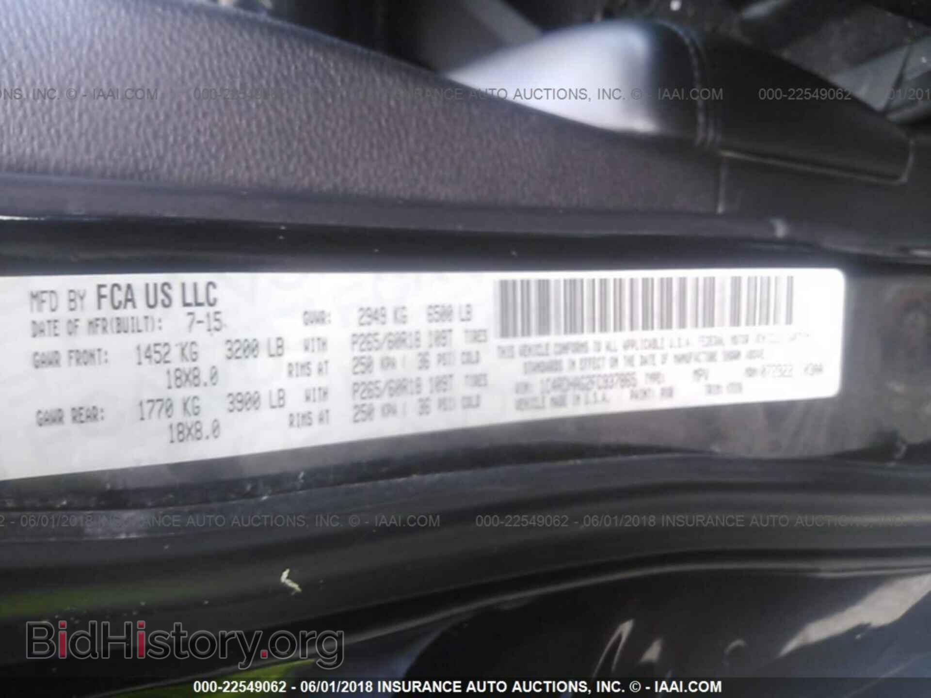 2015 Dodge Durango - VIN: 1C4RDHAG2FC937865 - Photo 9