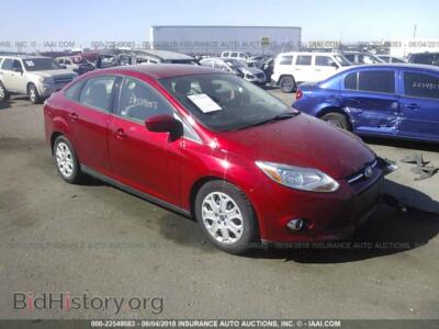 2012 Ford FOCUS, красный — VIN 1FAHP3F29CL355735, IAAI