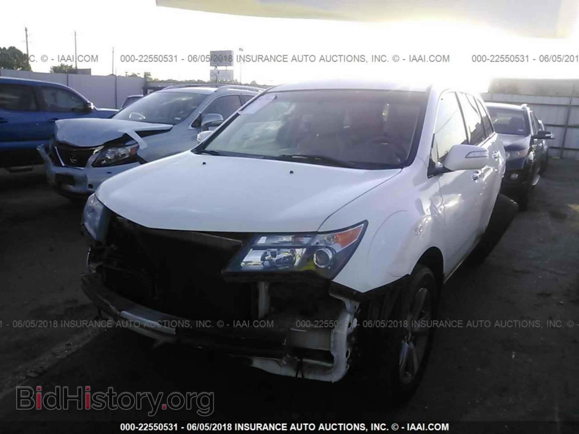 2013 ACURA MDX - VIN: 2HNYD2H26DH522541 - Фото 2