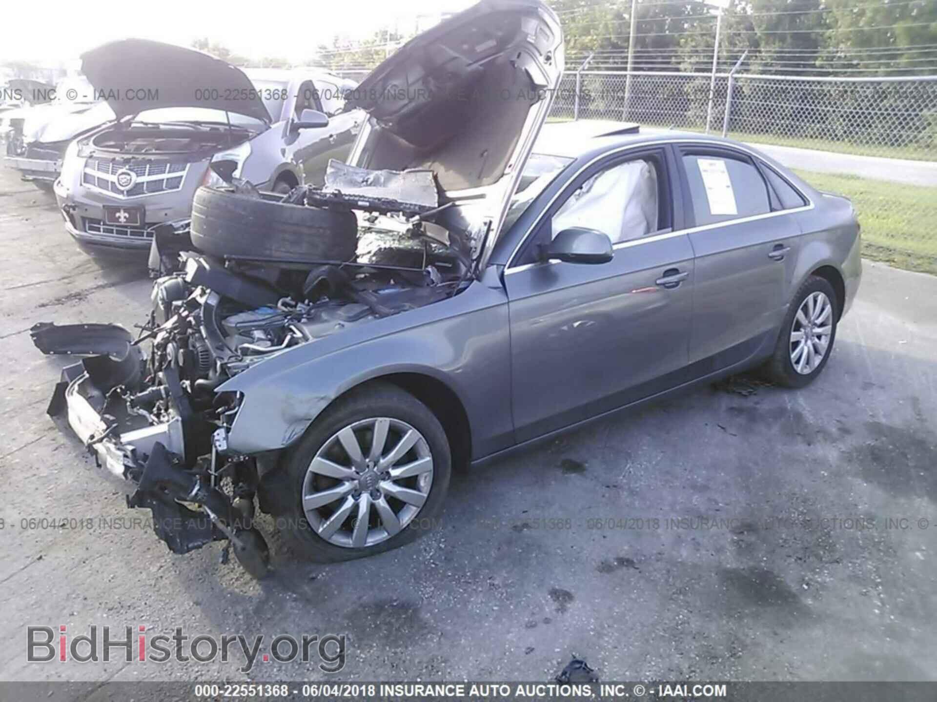 2012 Audi A4 - VIN: WAUBFAFL7CA011300 - Фото 2