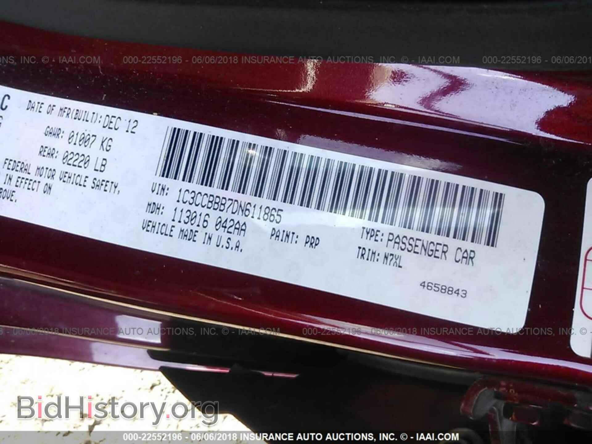 2013 Chrysler 200 - VIN: 1C3CCBBB7DN611865 - Photo 9