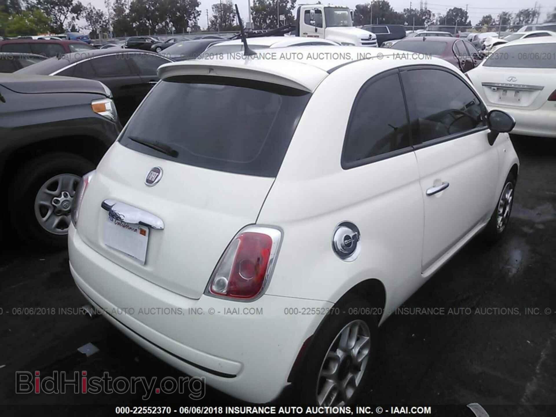 2013 Fiat 500 - VIN: 3C3CFFAR6DT754223 - Фото 4